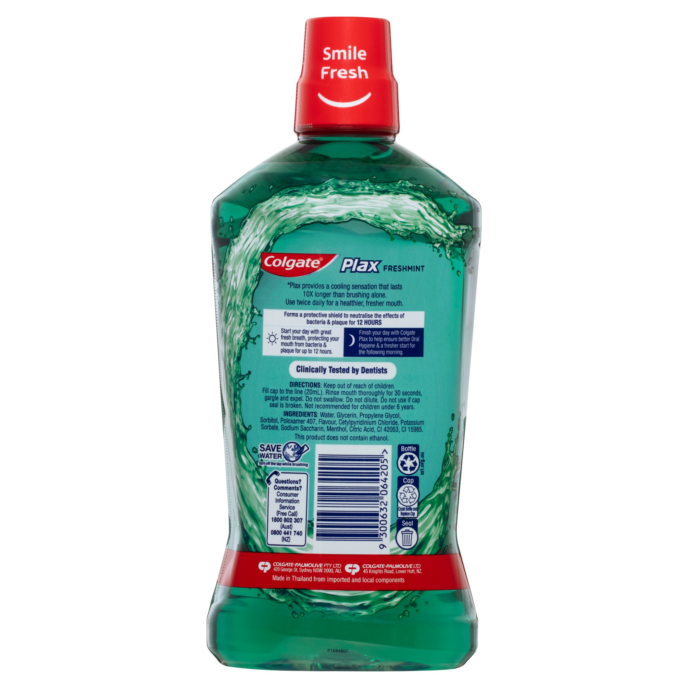 Colgate Plax Mouthwash Freshmint 1 litre - Image 2