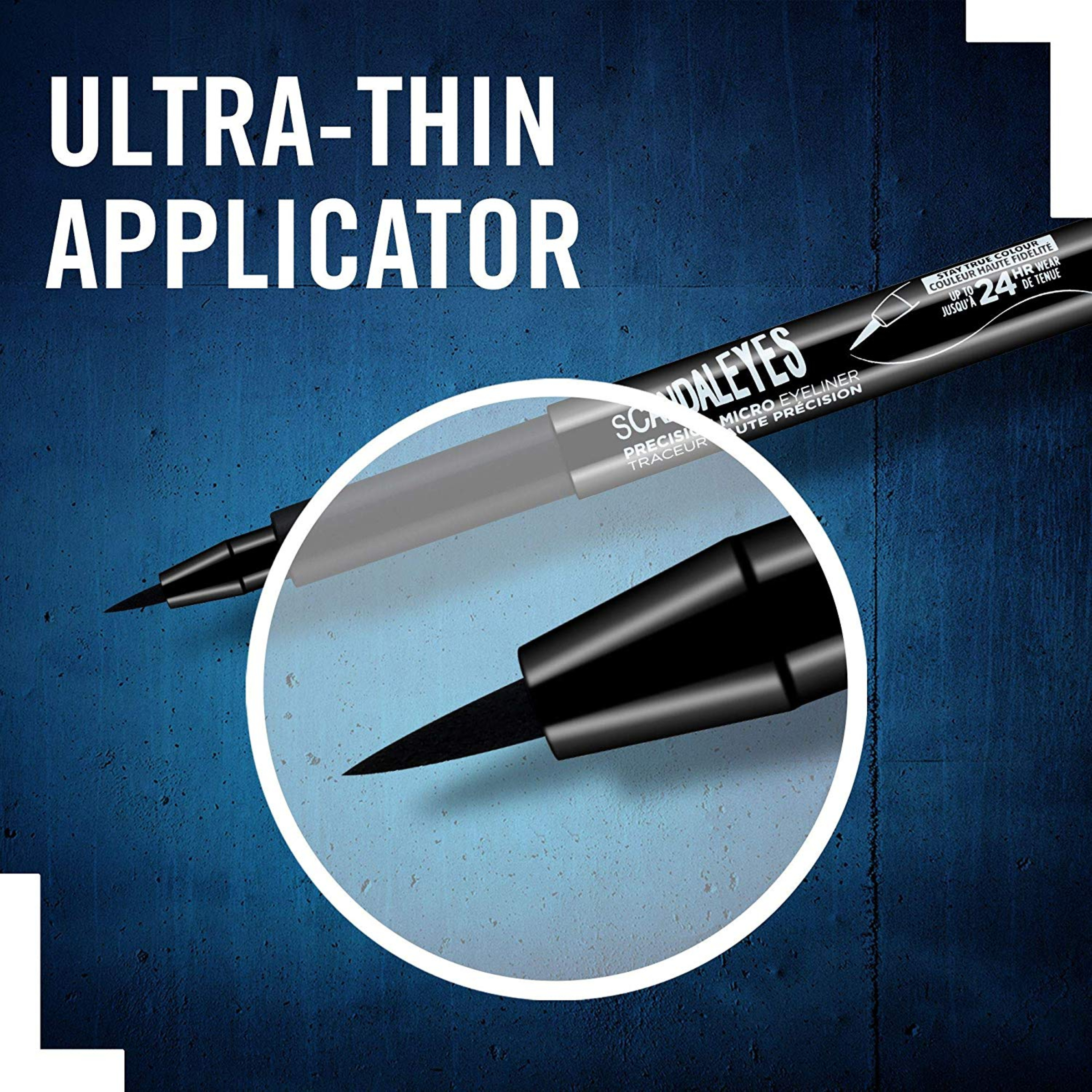 Rimmel Scandal Eyes Precision Micro Eyeliner 001 Black 1.1ml - Image 3
