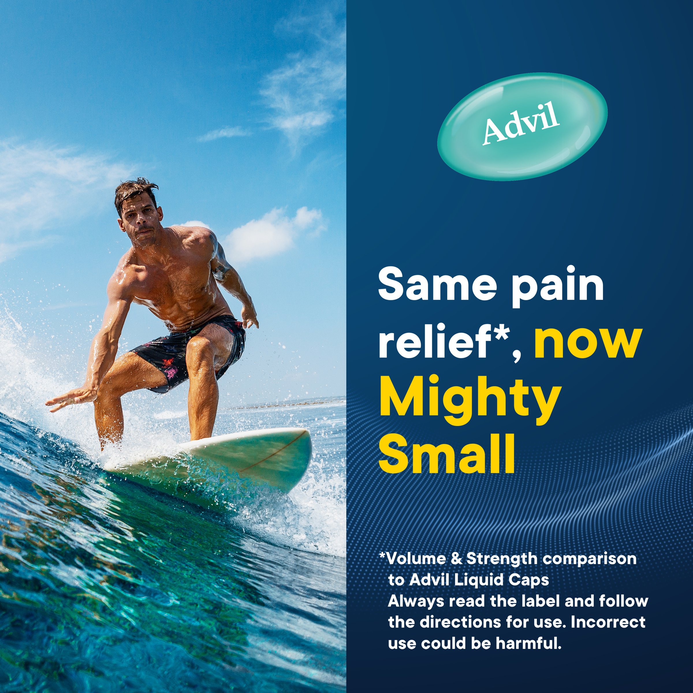 Advil Ibuprofen 200mg Minis 40 liquid capsules - Image 6