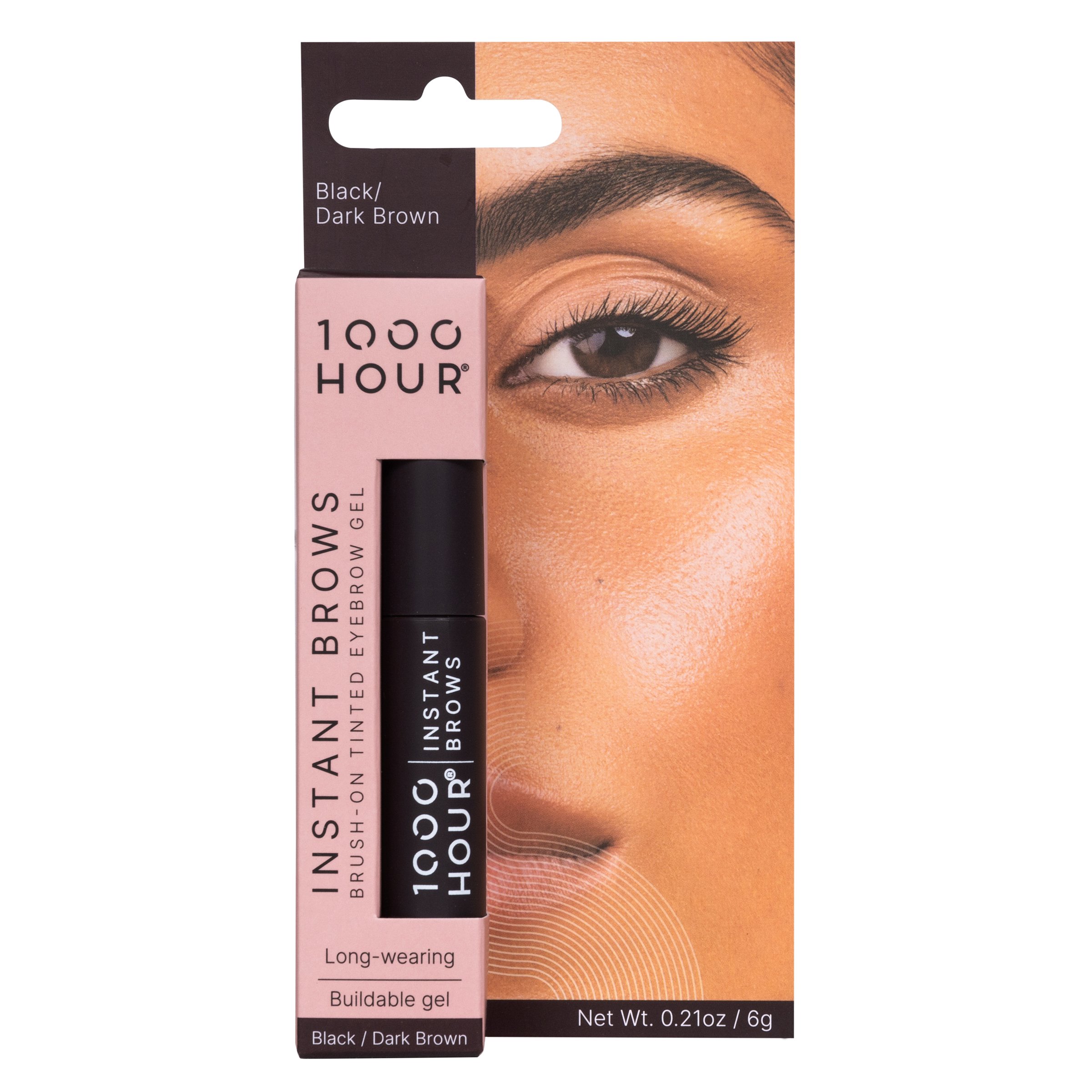 1000 Hour Instant Brows Mascara Black/Dark Brown 1 pack - Image 1