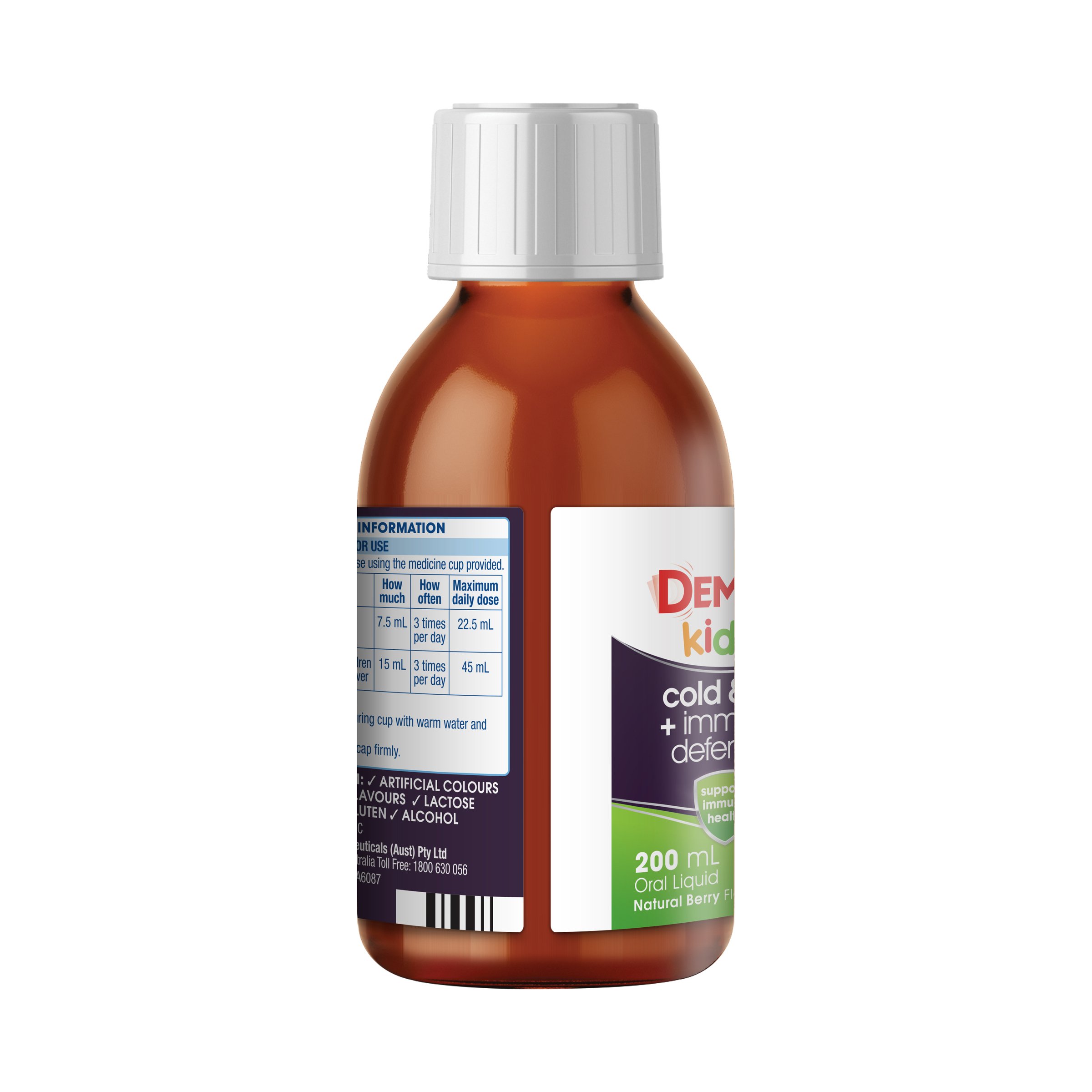Demazin Cold And Flu + Immune Defence 200ml - Image 7