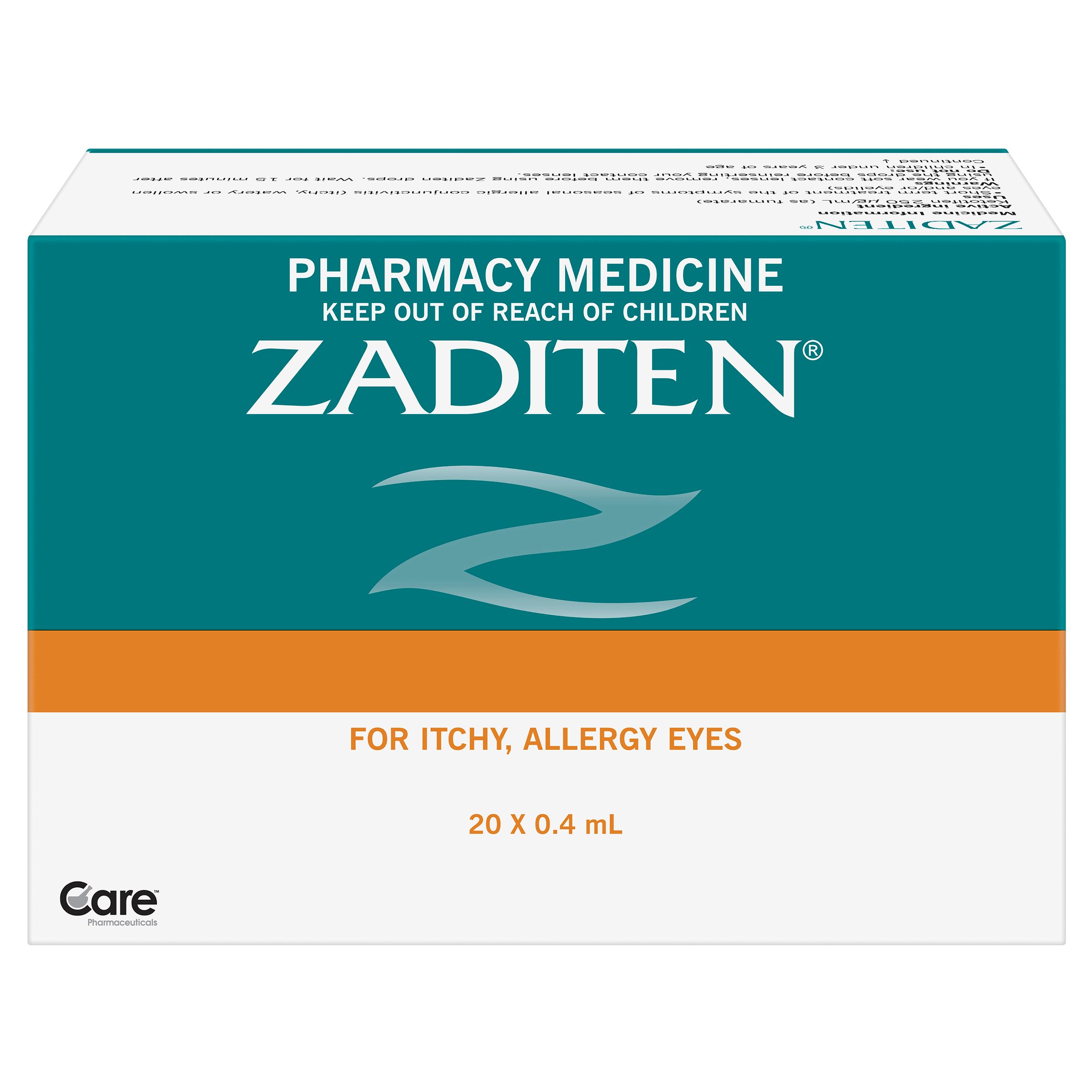 Zaditen Eye Drops For Itchy Allergy Eyes 20 vials - Image 9