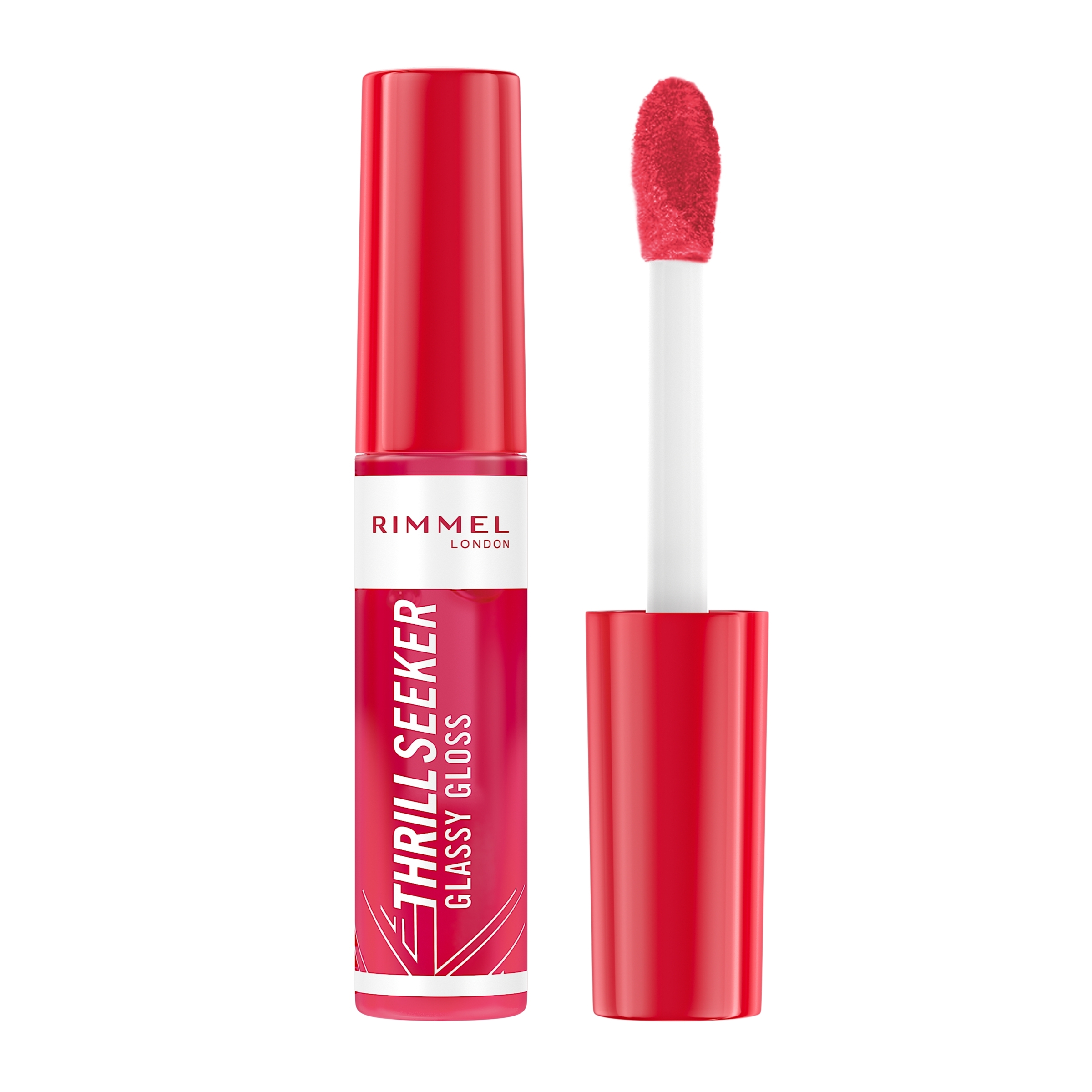 Rimmel Thrill Seeker Glassy Gloss 350 Pink To The Berry 10ml - Image 1