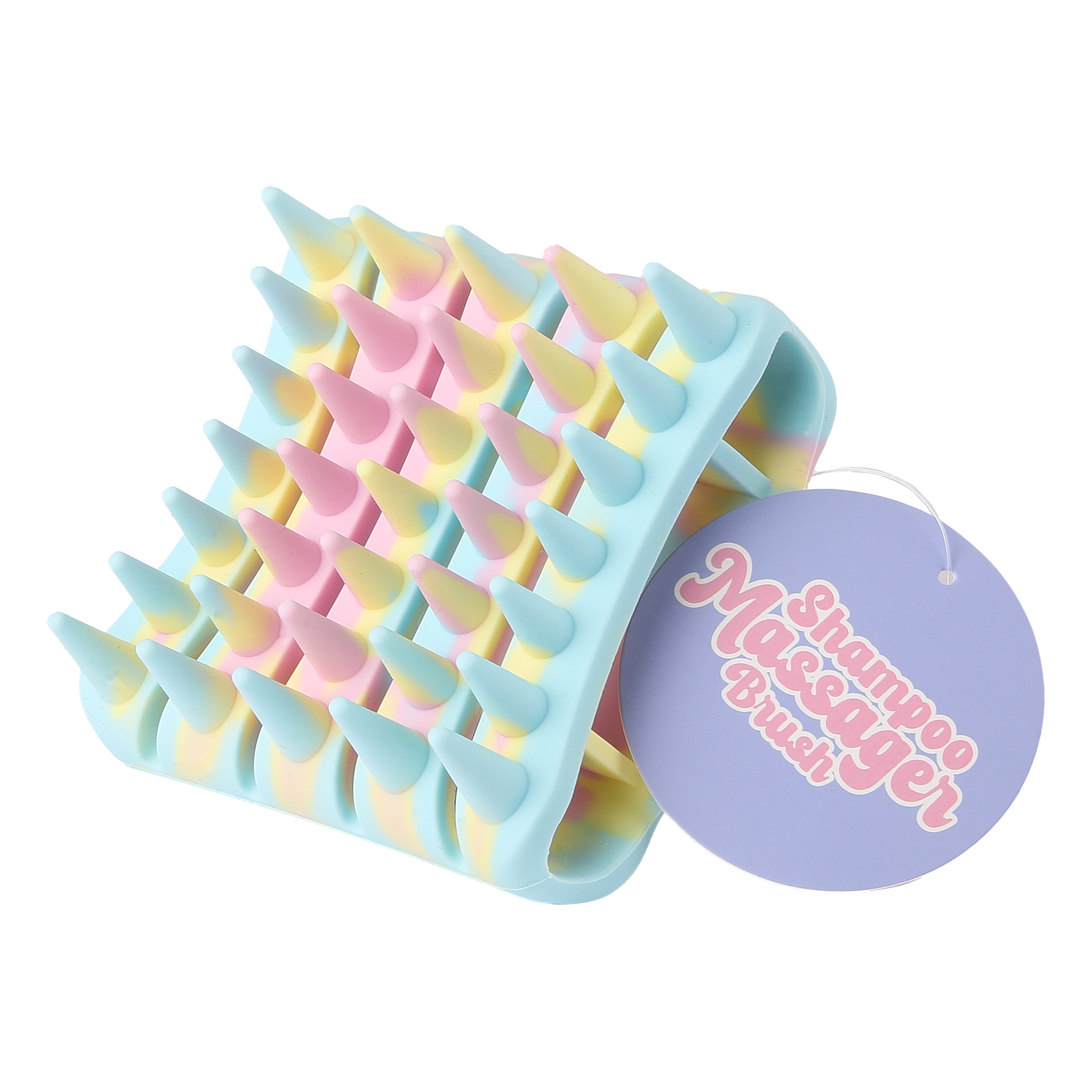 GFA Pastel Camo Scalp Massager Brush 1 each - Image 2
