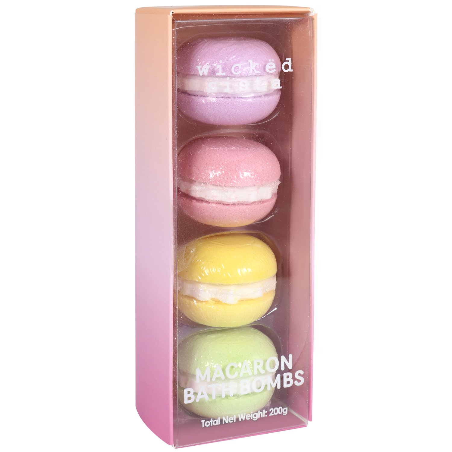 Wicked Sista Macaron Bath Bombs 4 piece