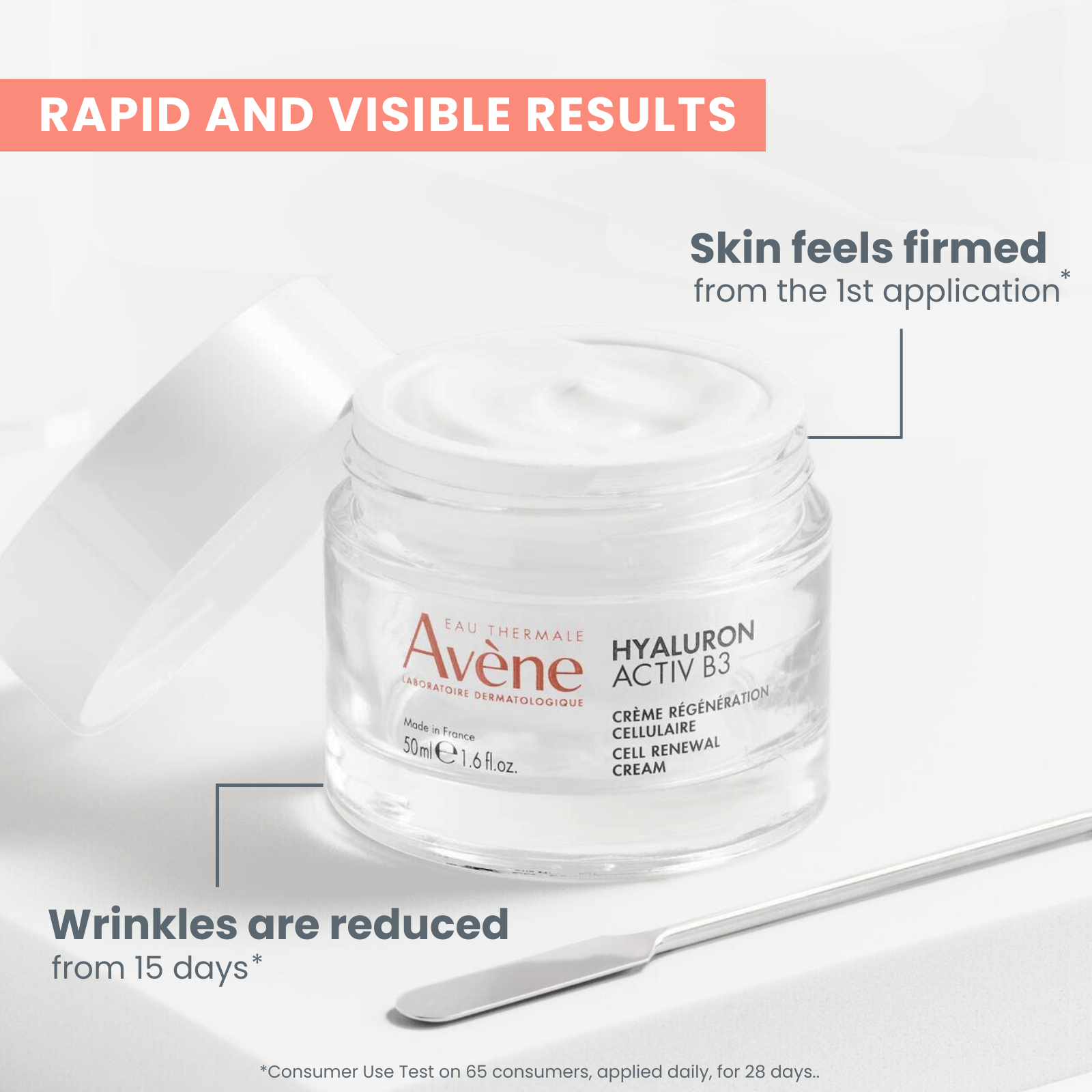 Avene Eau Thermale Hyaluron Activ B3 Renewal Firming Cream 50ml - Image 7