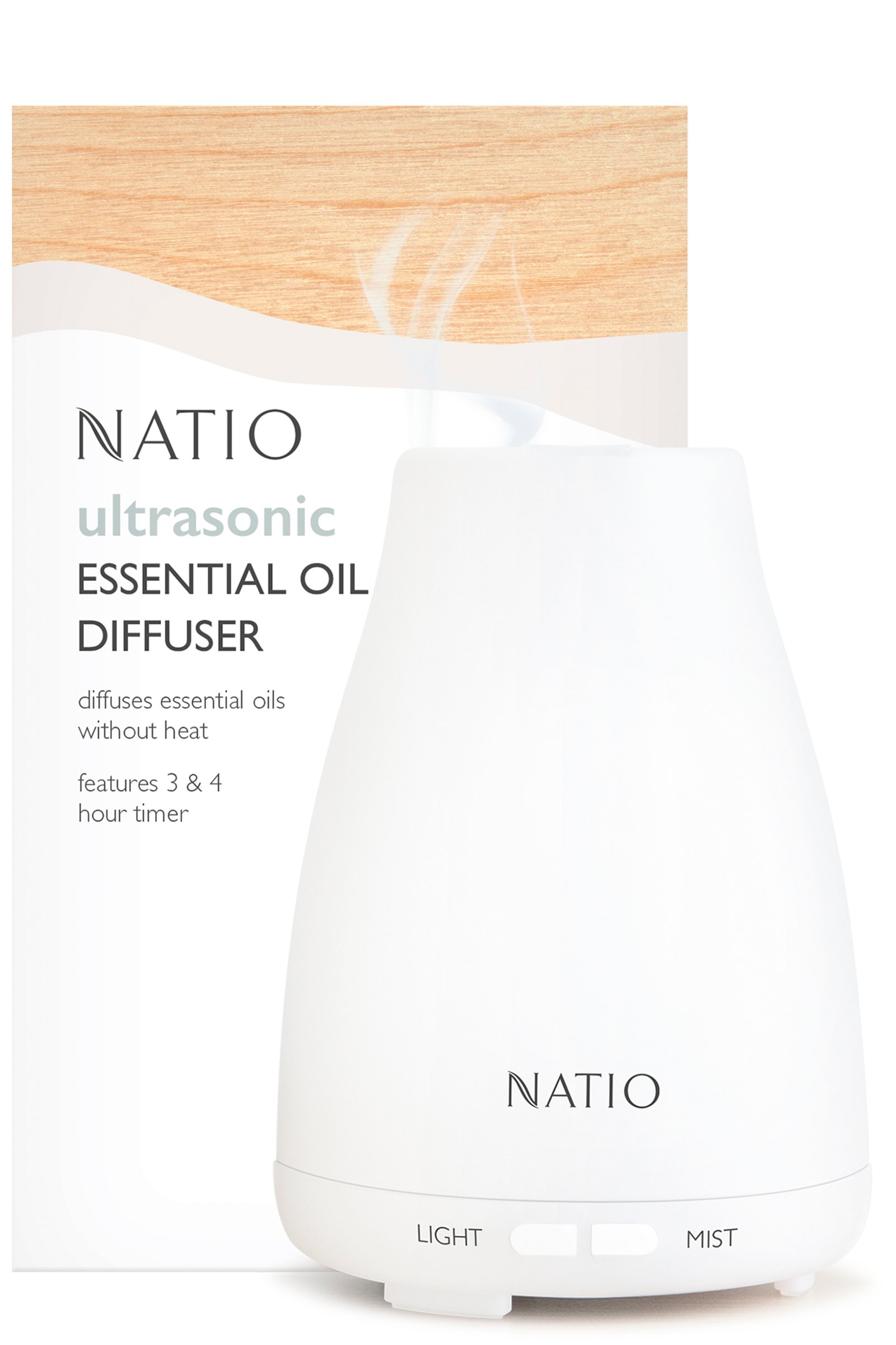 Natio Ultrasonic Essential Oil Diffuser 1 each