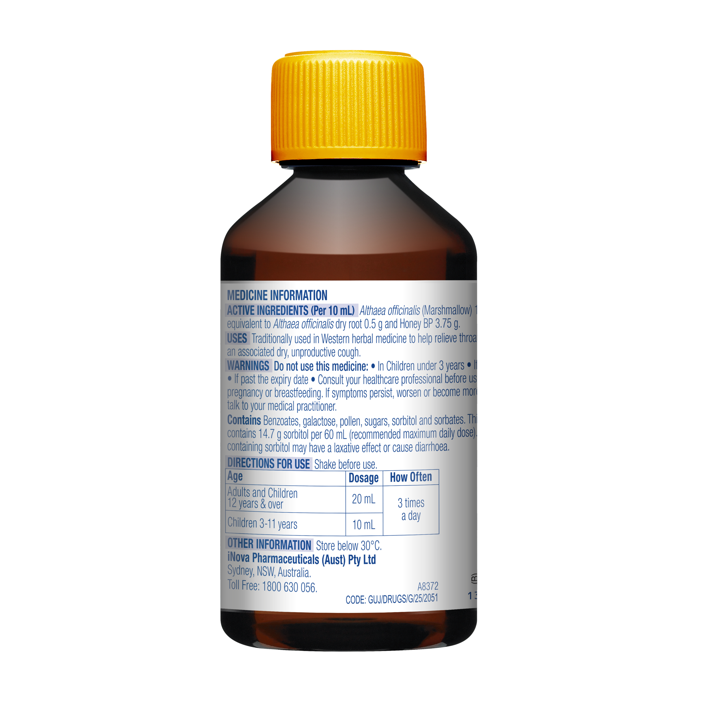 Duro-Tuss Relief + Honey Dry Cough Liquid 200ml - Image 2