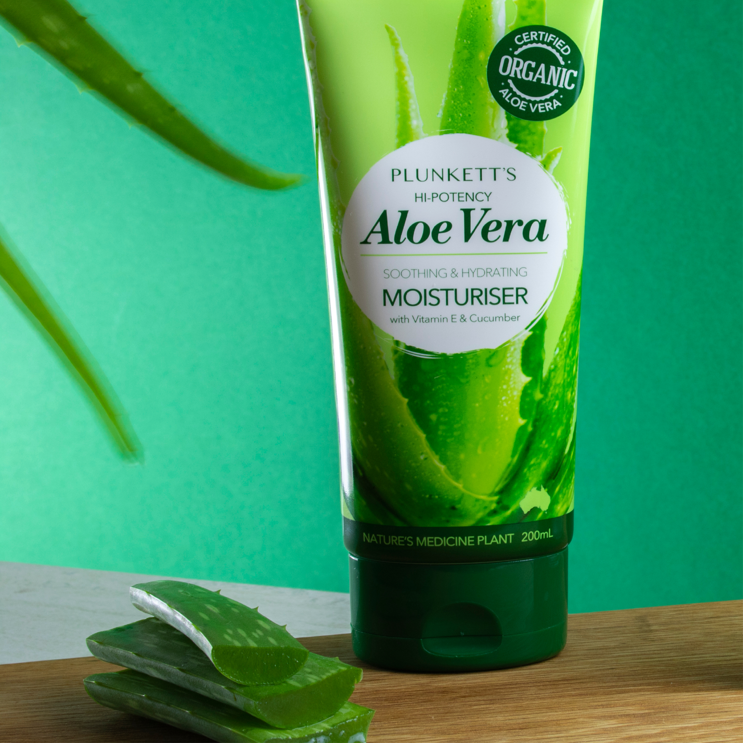 Plunkett's Aloe Vera Hi-Potency Moisturiser Lotion 200ml - Image 4