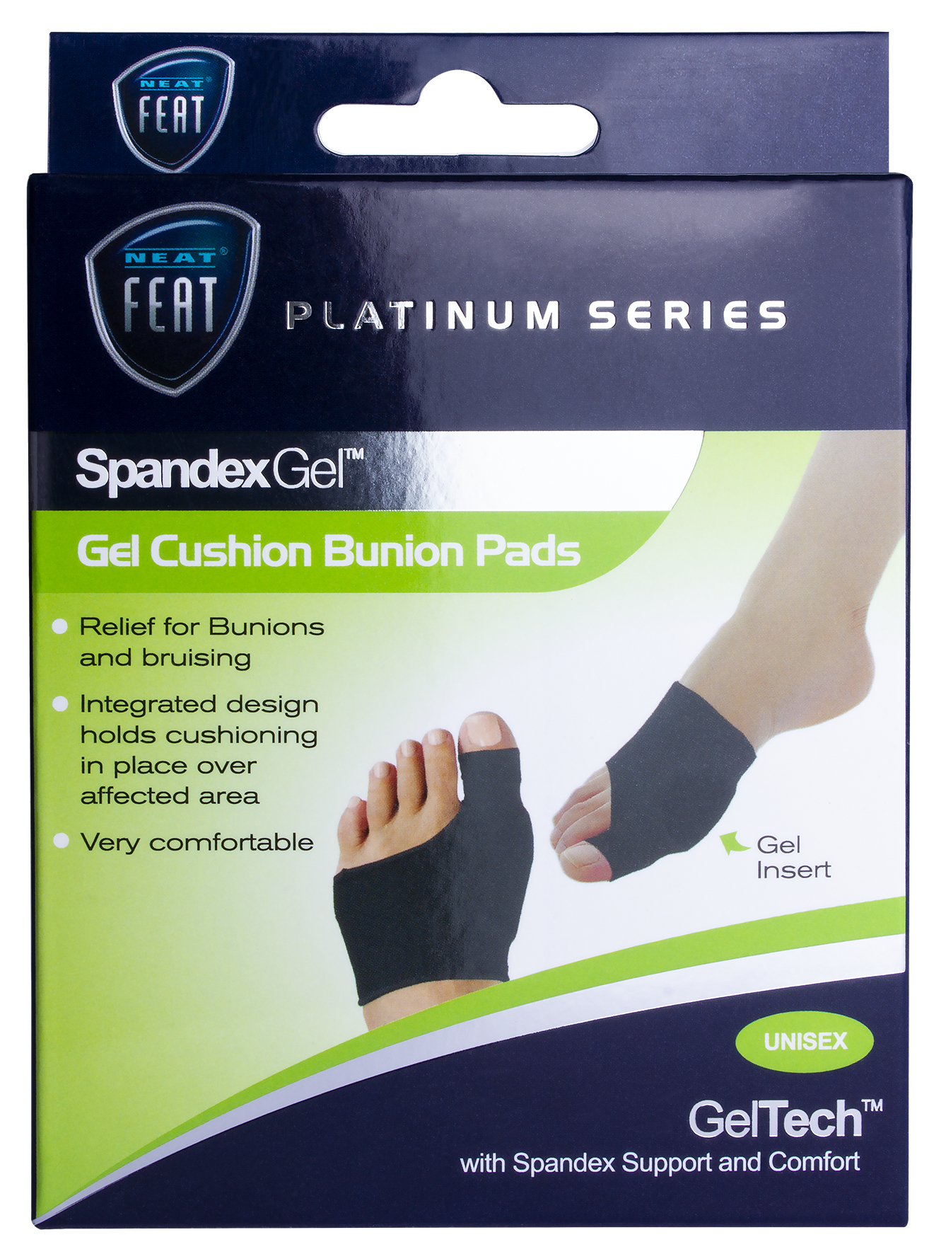 Neat Feat Spandex Bunion Pad Sleeve Large 1 pair - Image 1
