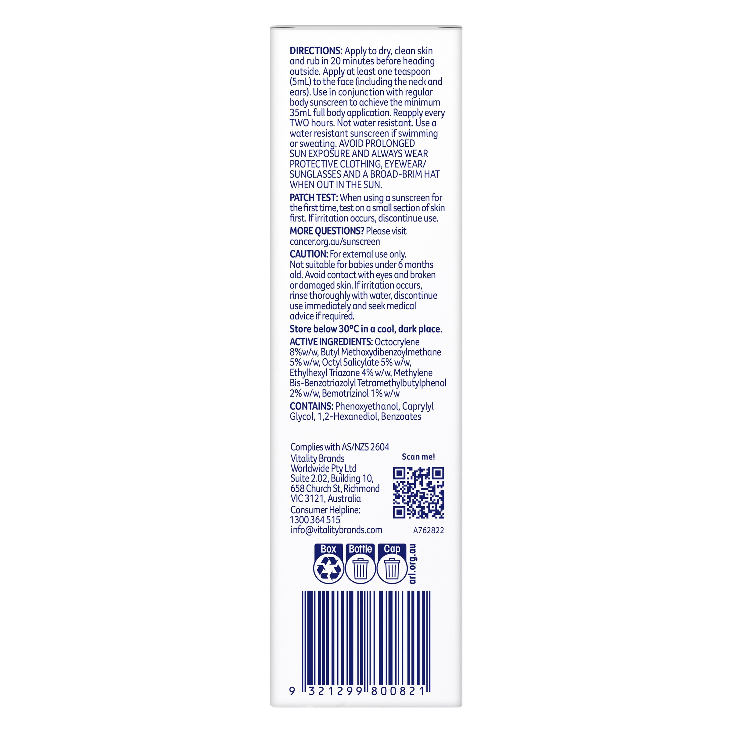 Cancer Council Vitamin C Fluid SPF50+ 50ml - Image 4