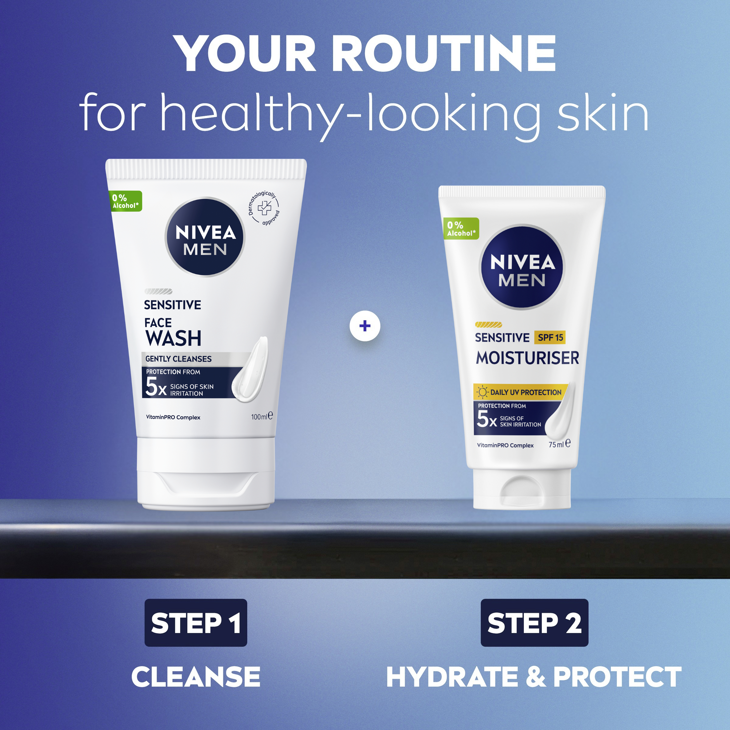 Nivea For Men Sensitive Face Wash 100ml - Image 5