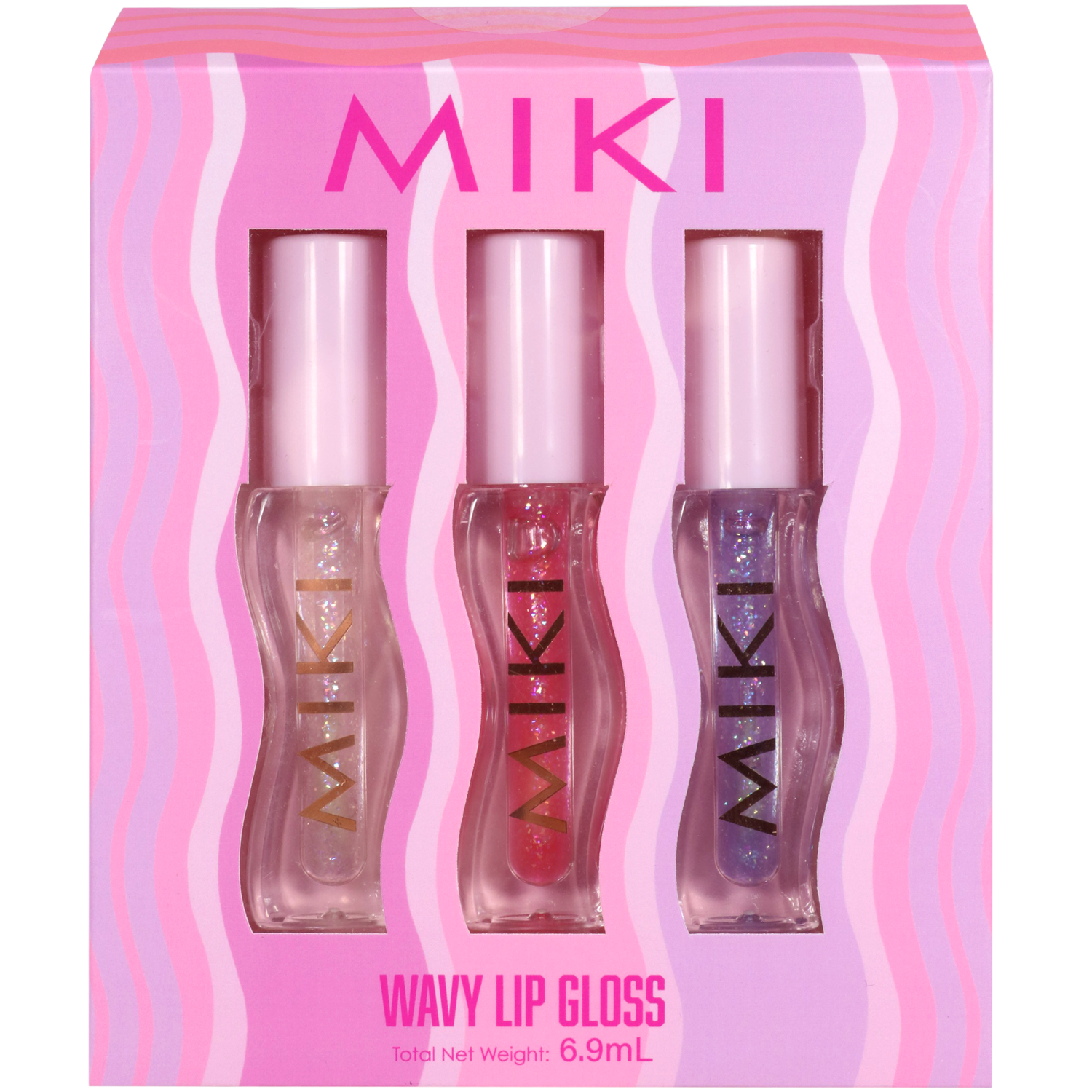 Miki Wavy Lip Gloss 3 piece