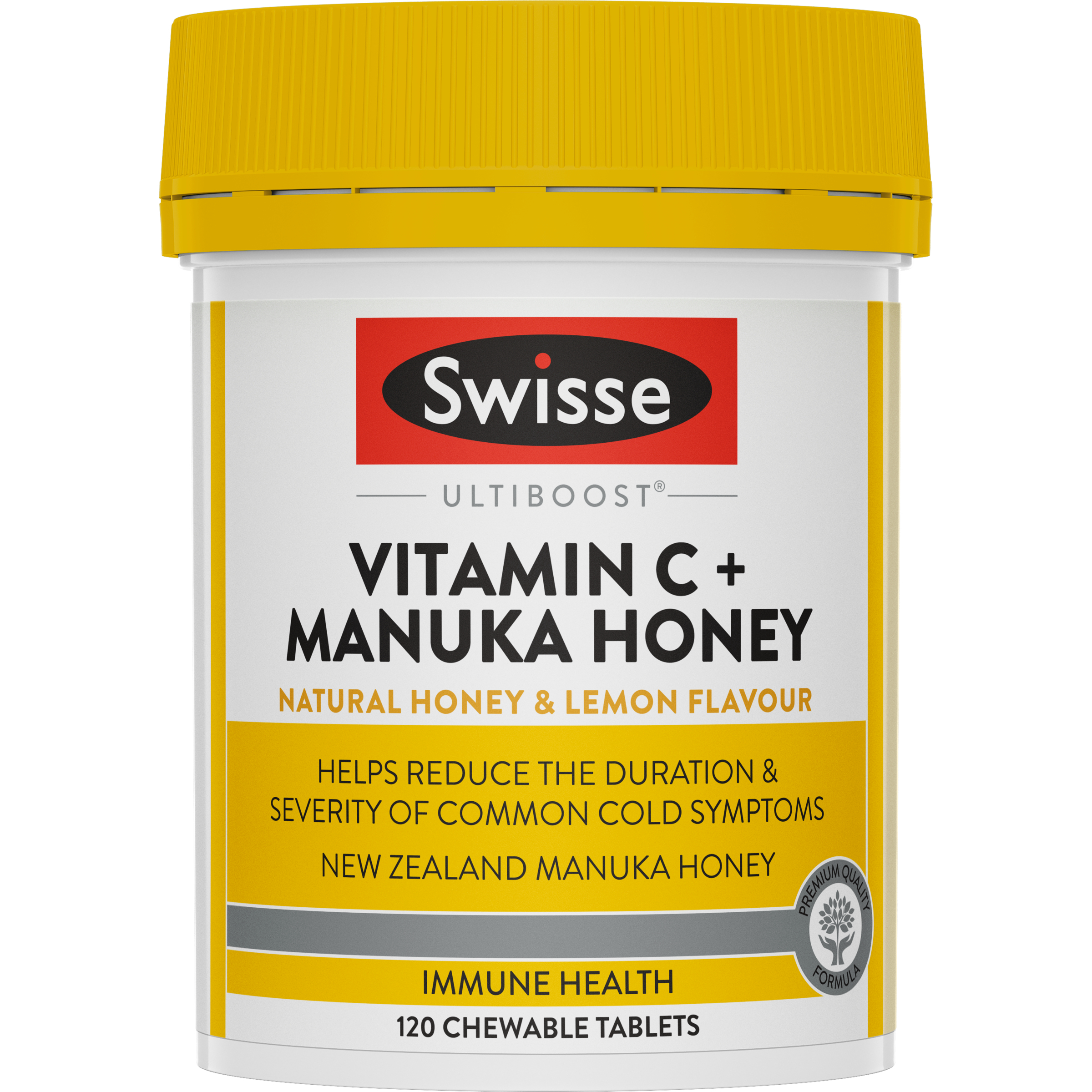 Swisse Ultiboost Vitamin C + Manuka Honey 120 chewable tablets - Image 1
