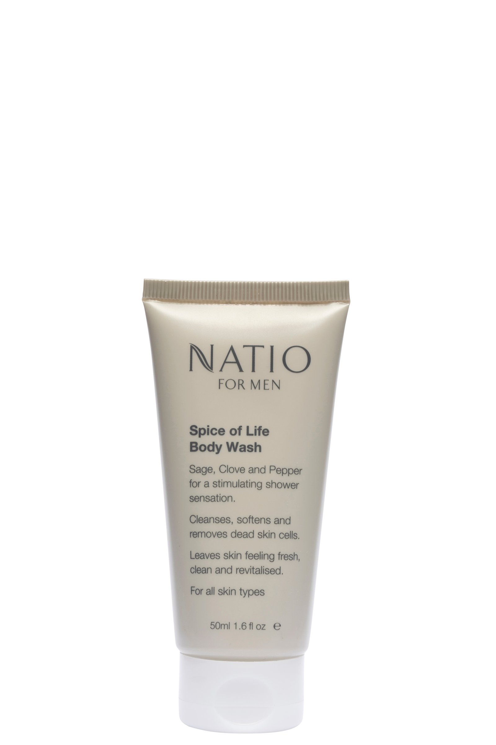 Natio Mens Body Wash Spice Of Life 50ml