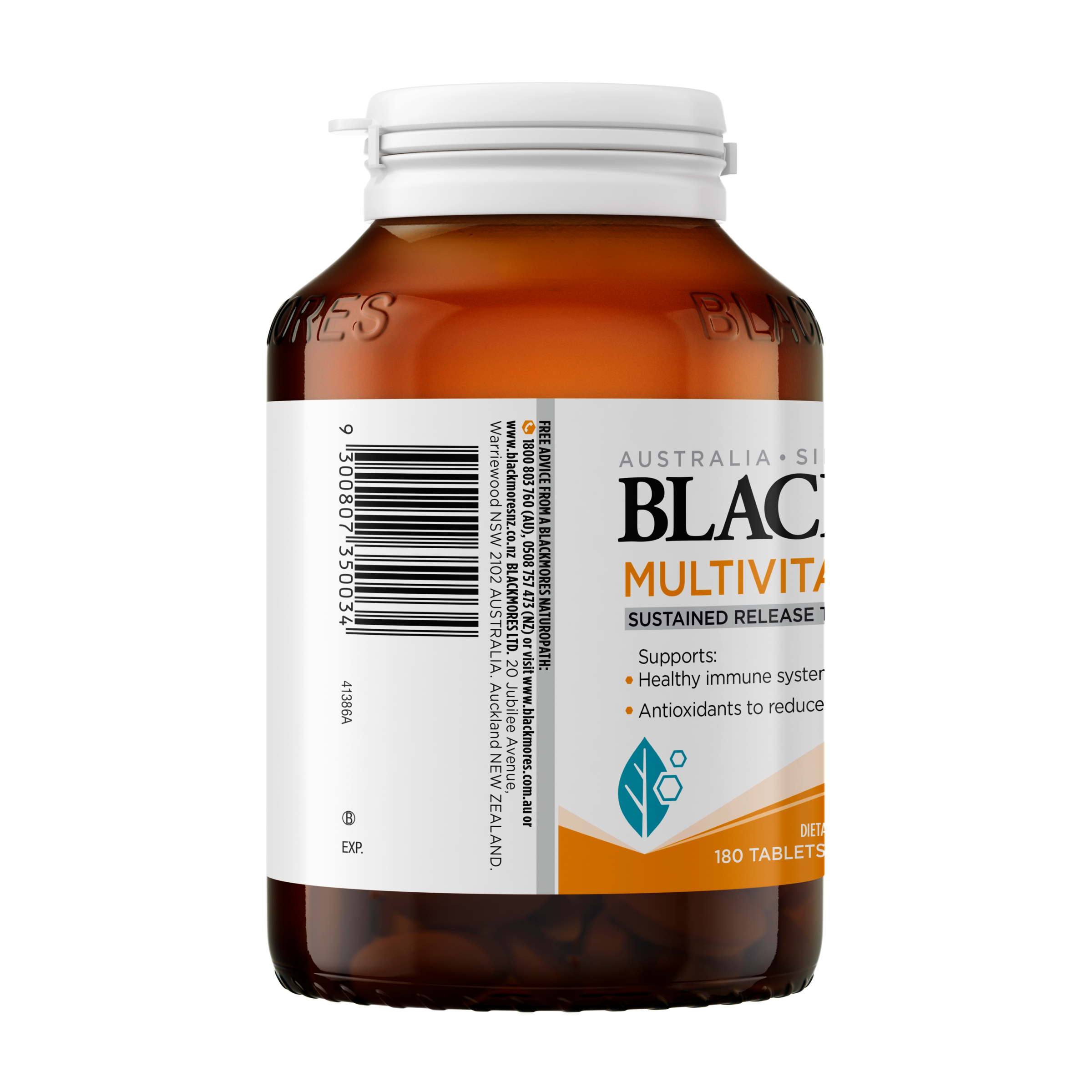 Blackmores Sustained Release Multivitamin + Antioxidants 180 tablets - Image 2