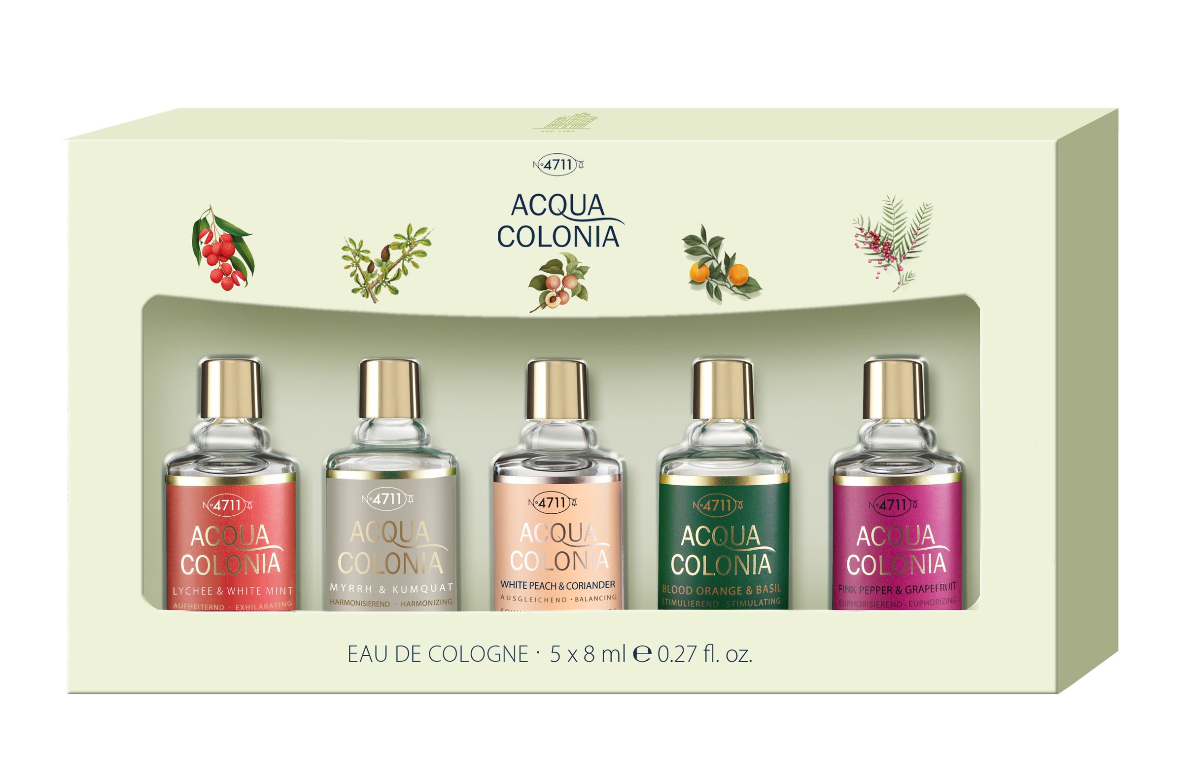 4711 Acqua Colonia EDC 8ml Miniature Gift Set 5 piece