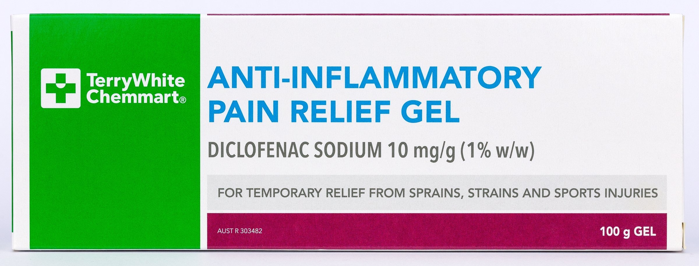 TerryWhite Chemmart Anti Inflammatory Pain Relief Gel 100g