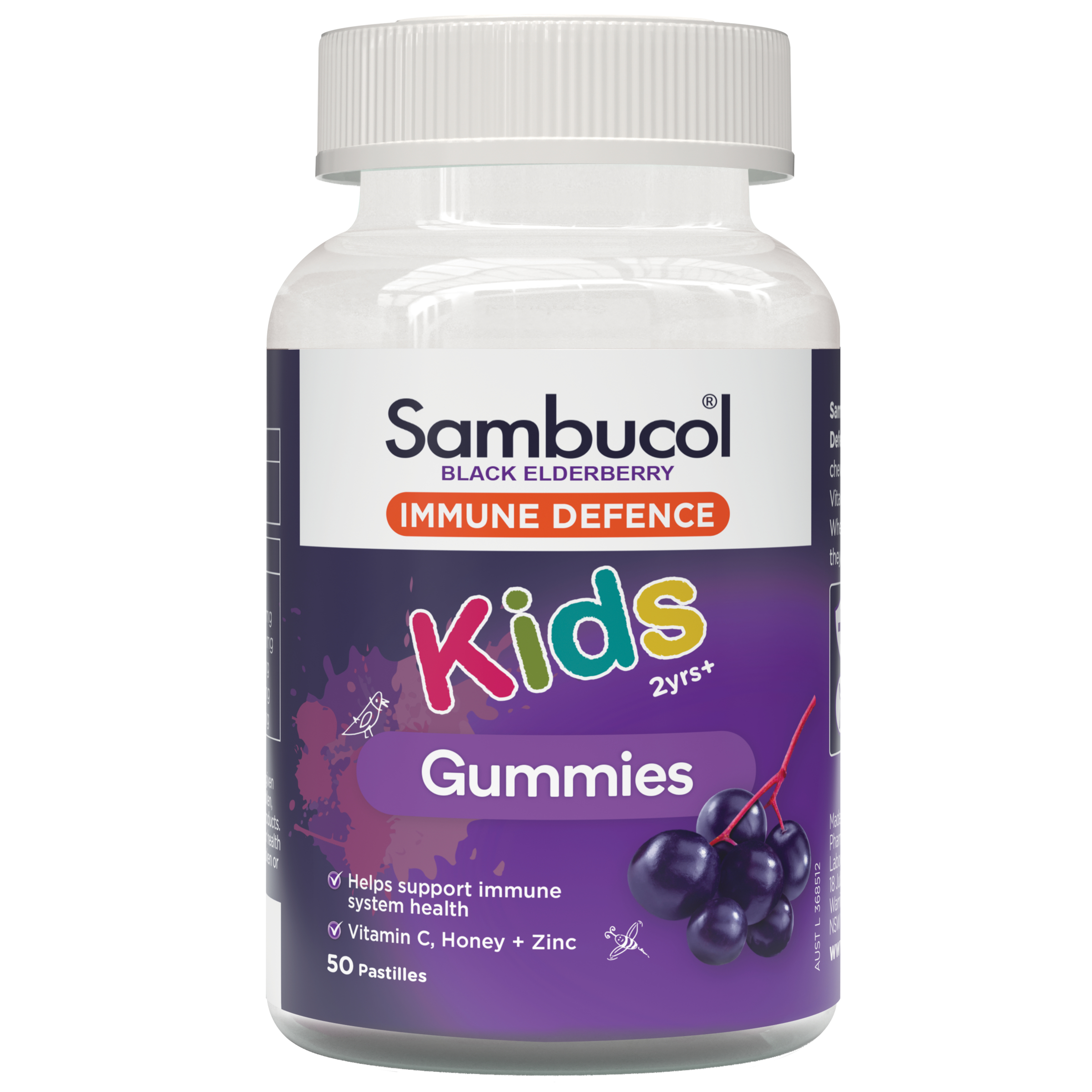 Sambucol Kids Immune Defence Gummies 50 pastilles - Image 4