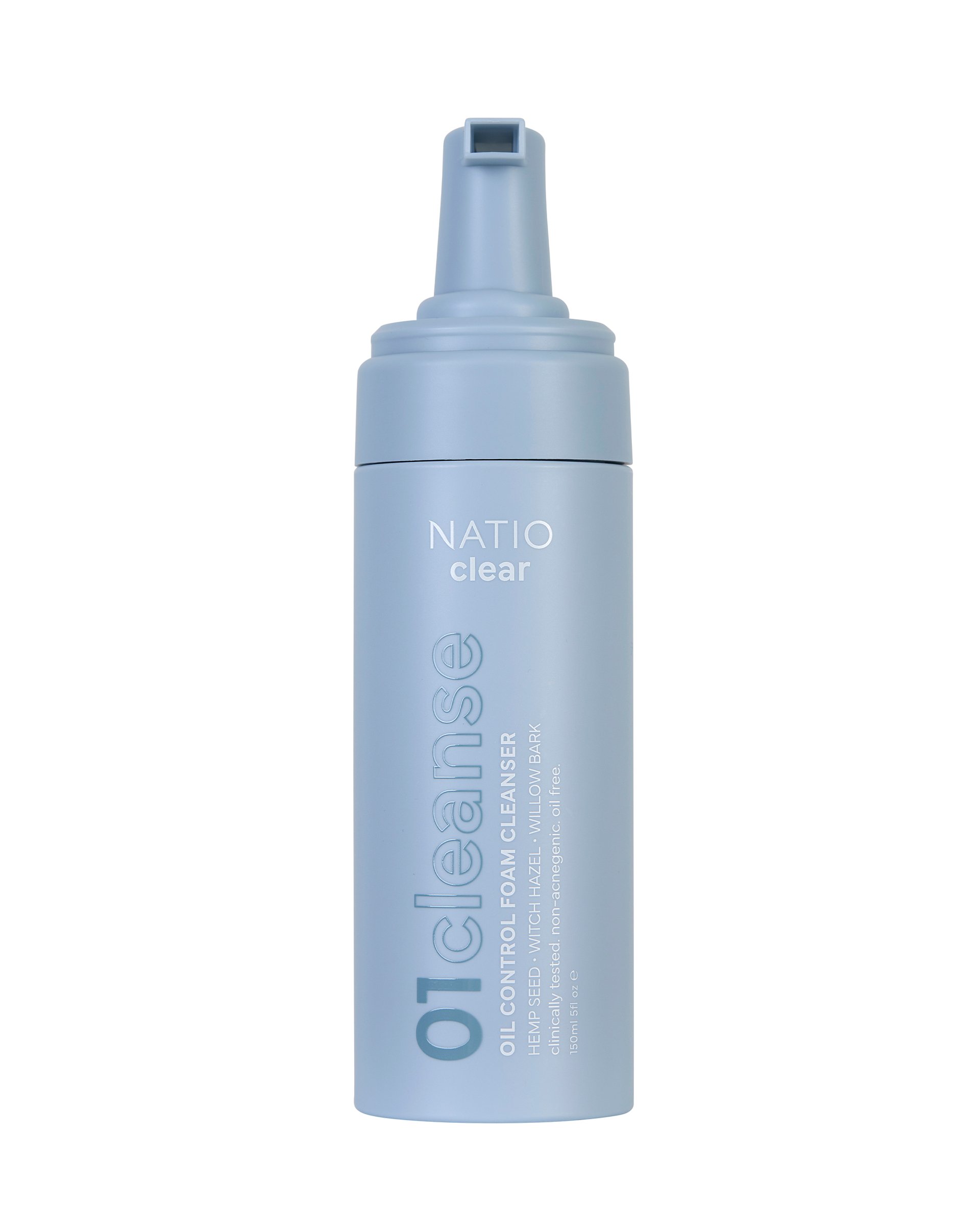 Natio Clear Oil Control Foam Cleanser 150ml - Image 3
