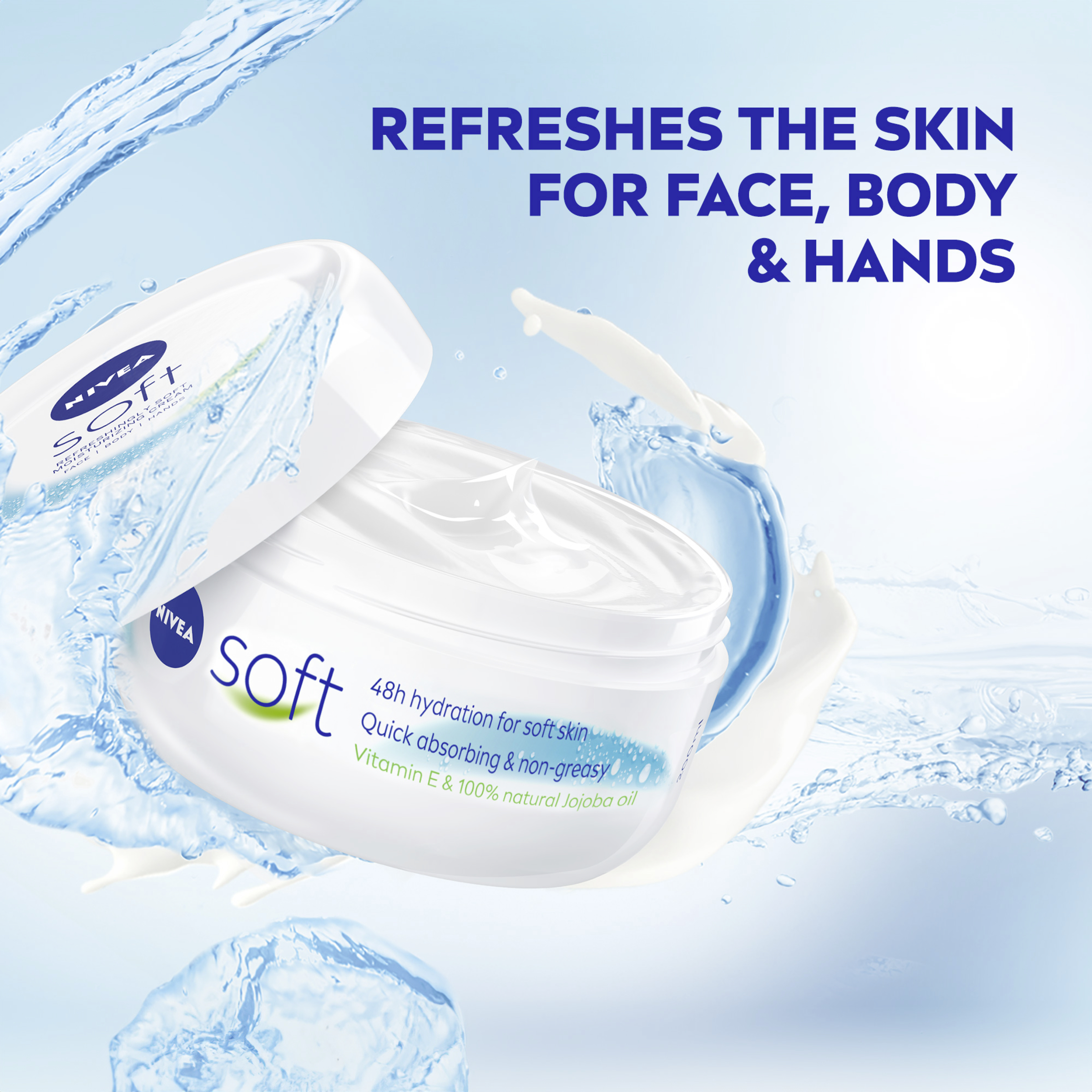 Nivea Soft Creme Jar 200ml - Image 9