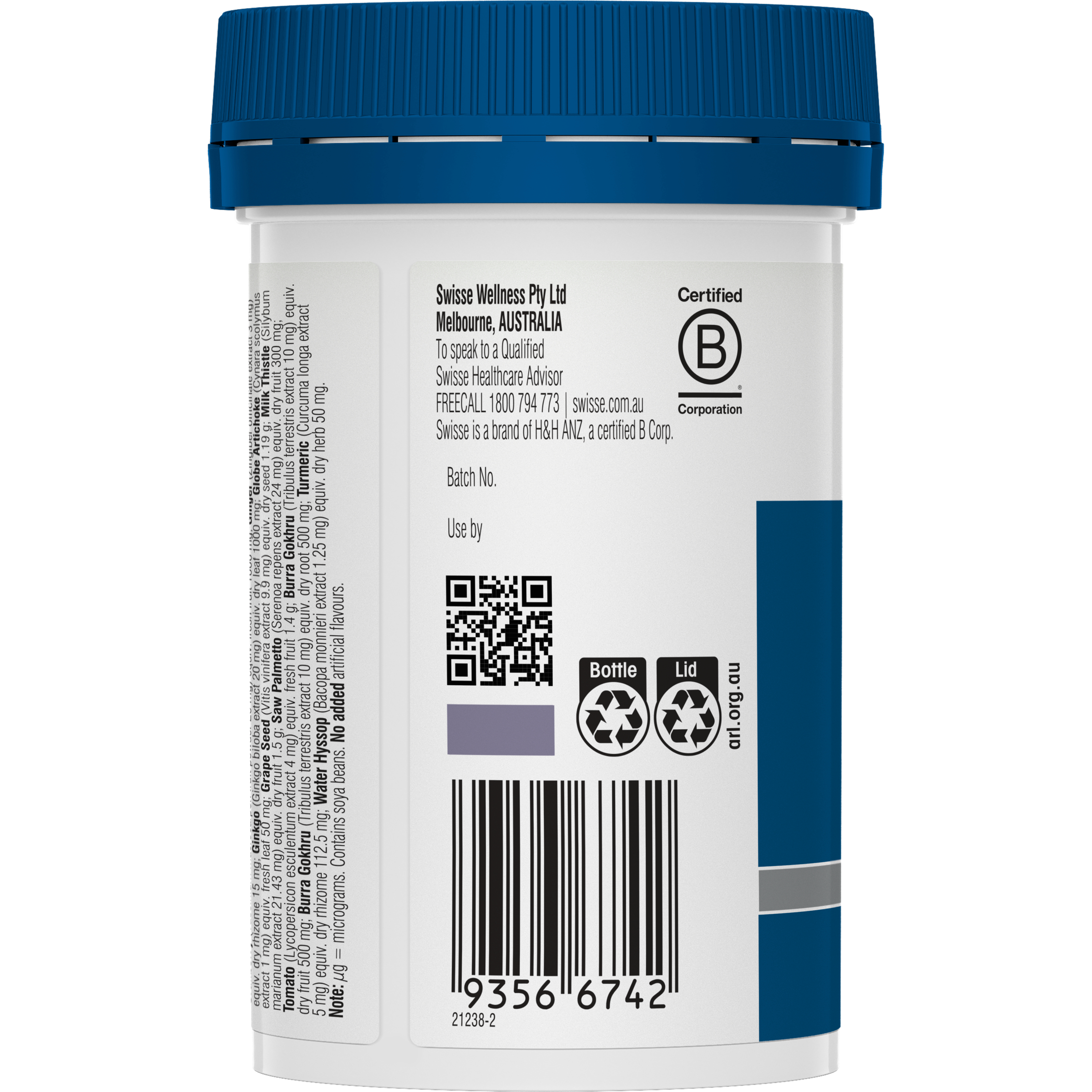 Swisse Ultivite Men's 50 + Multivitamin 60 tablets - Image 3