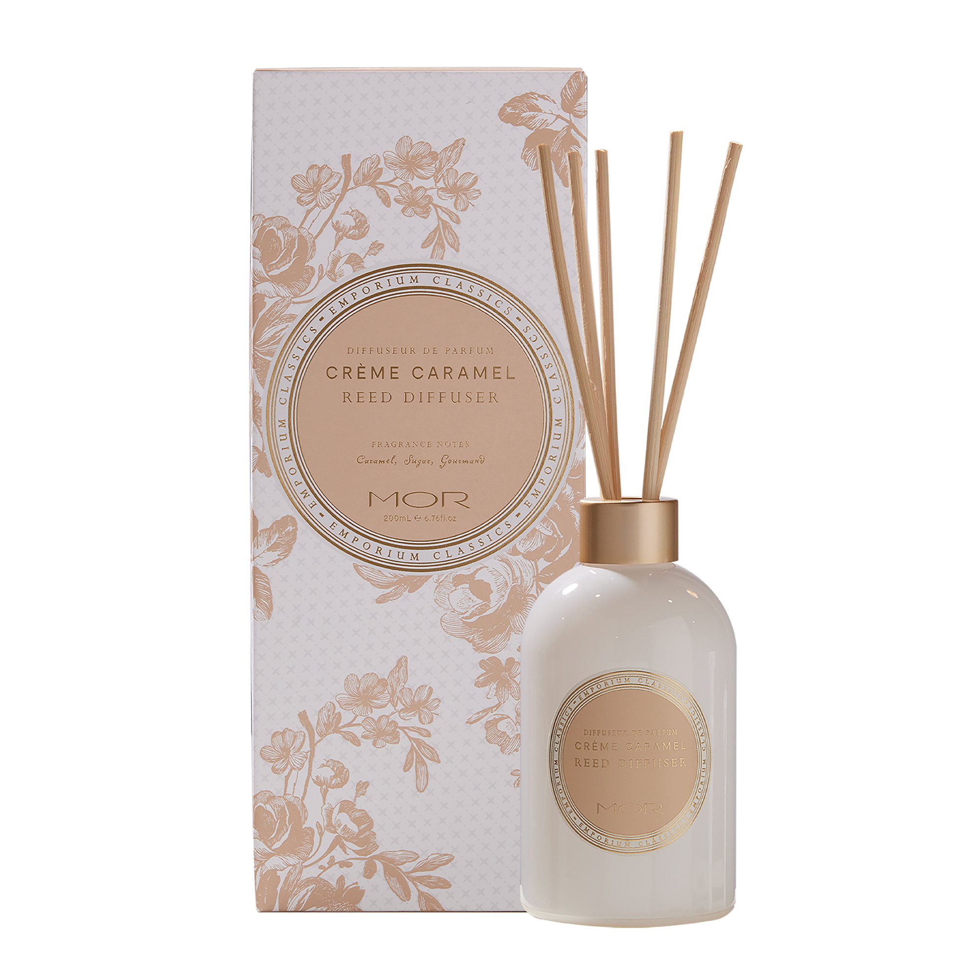 MOR Emporium Classics Crème Caramel Reed Diffuser 200ml - Image 1