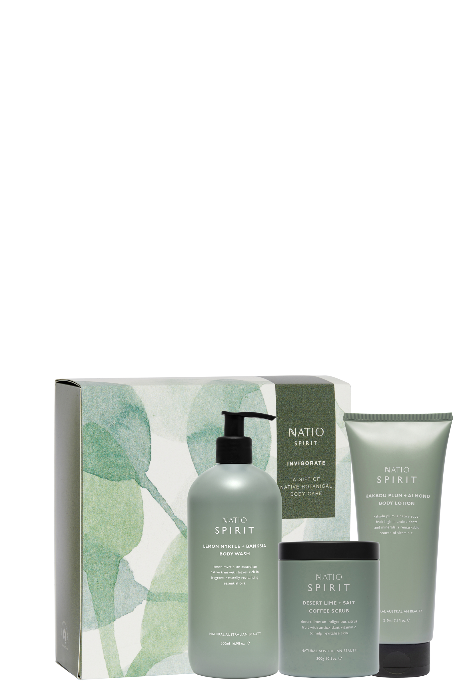 Natio Invigorate Gift Set 3 piece