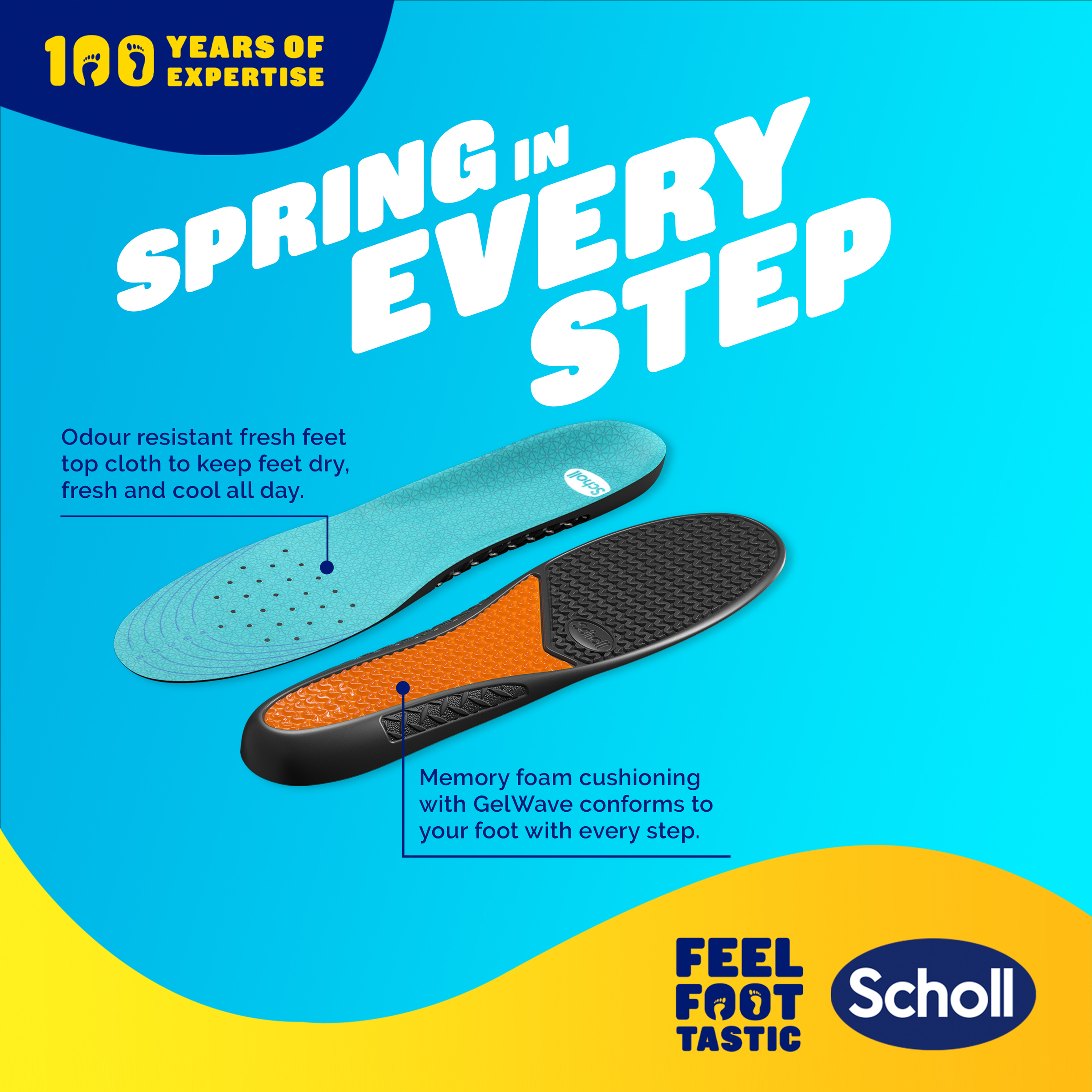 Scholl Gel Activ Insole Work & Boot Large 1 each - Image 4