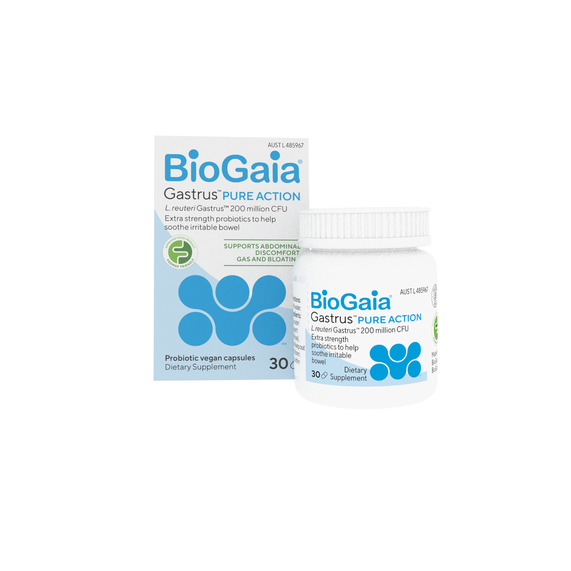 BioGaia Gastrus Pure Capsules 30 Pack - Image 6