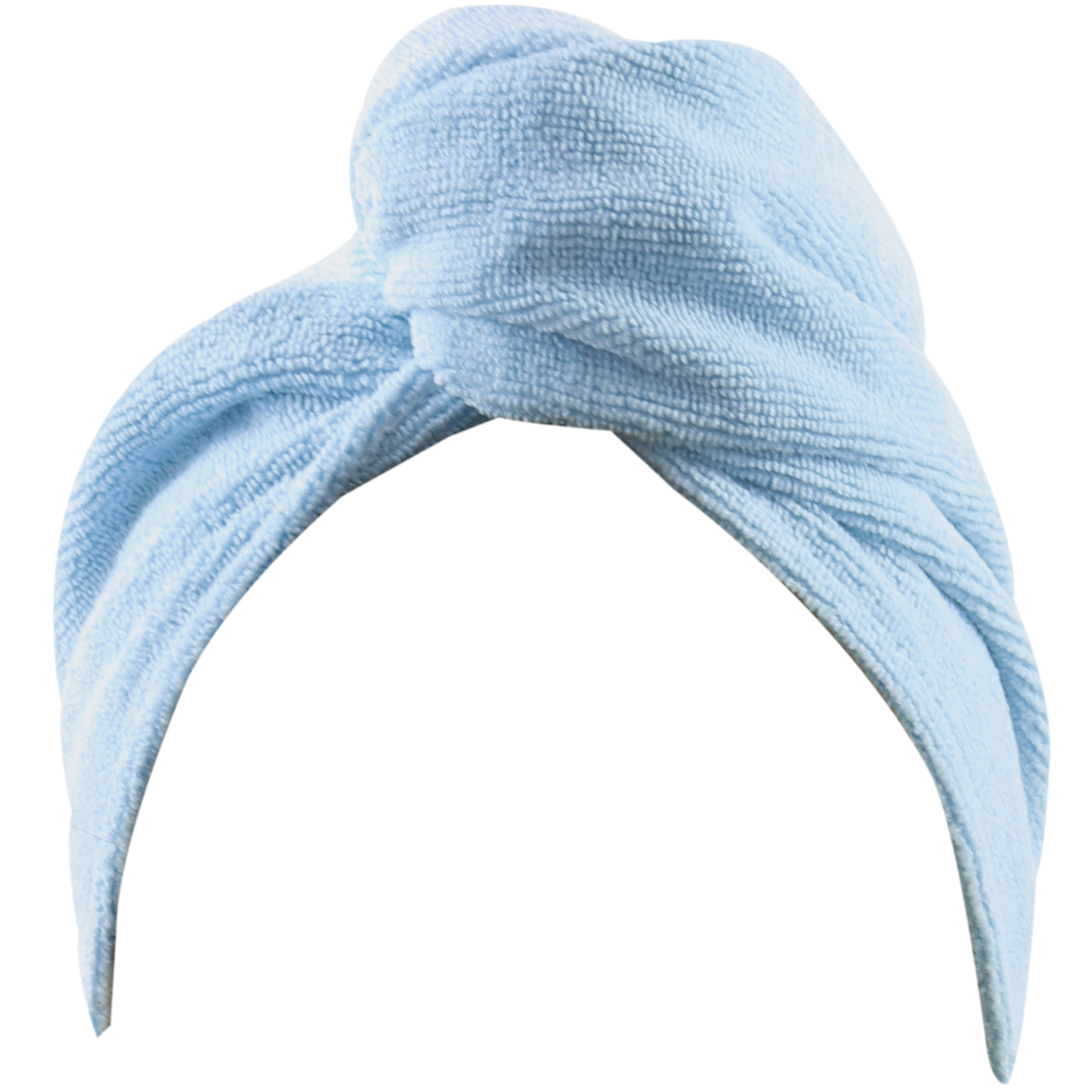 Wicked Sista Turban Hair Towel Soft Blue 1 each - Image 2