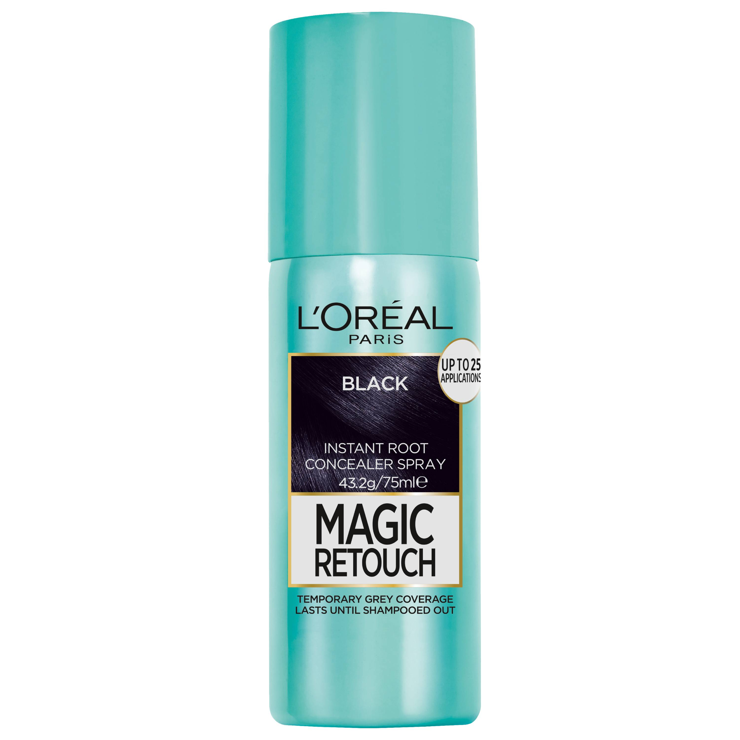 L'Oreal Paris Magic Retouch 1 Black 75ml - Image 1