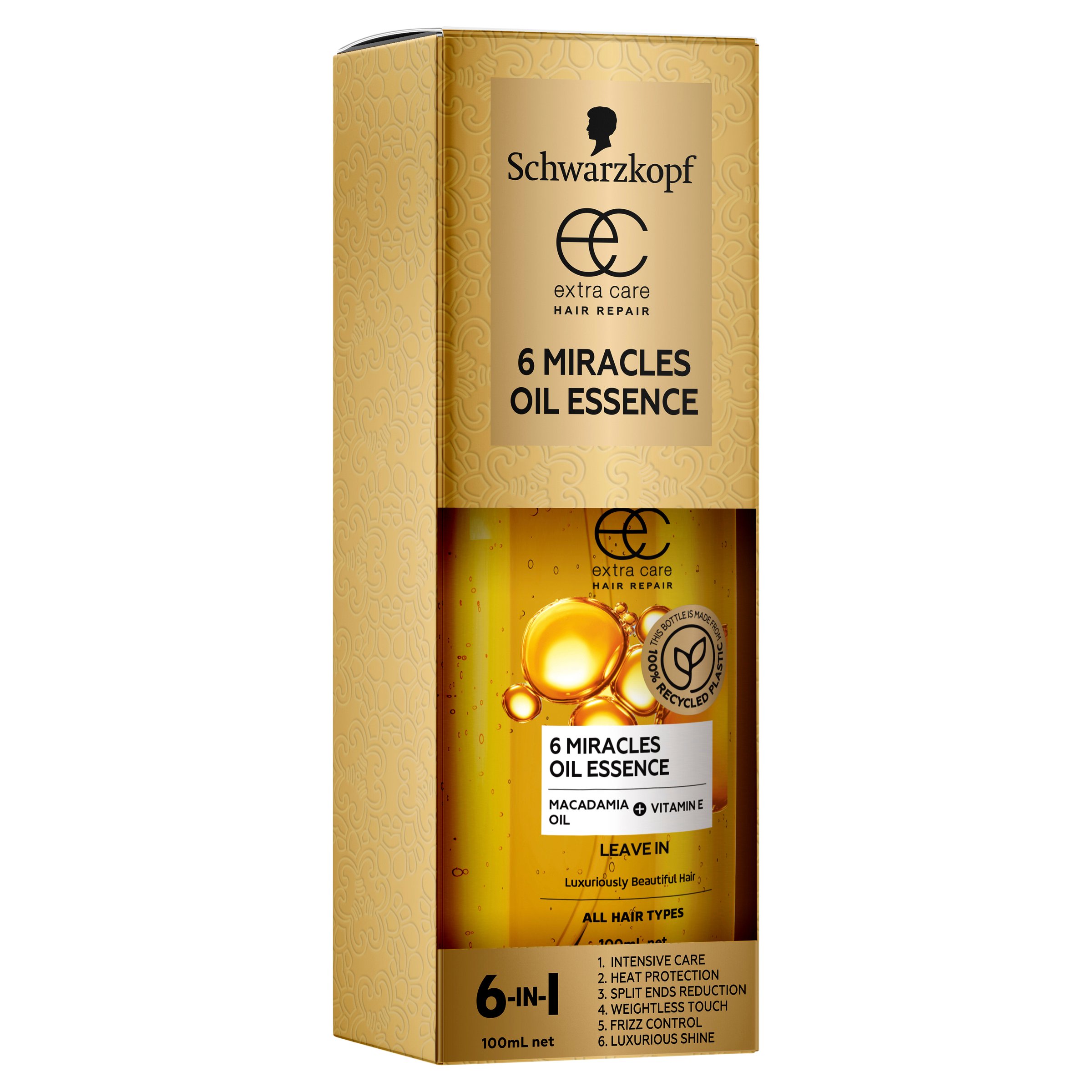 Schwarzkopf Extra Care 6 Miracles Oil Treatment 100ml - Image 7