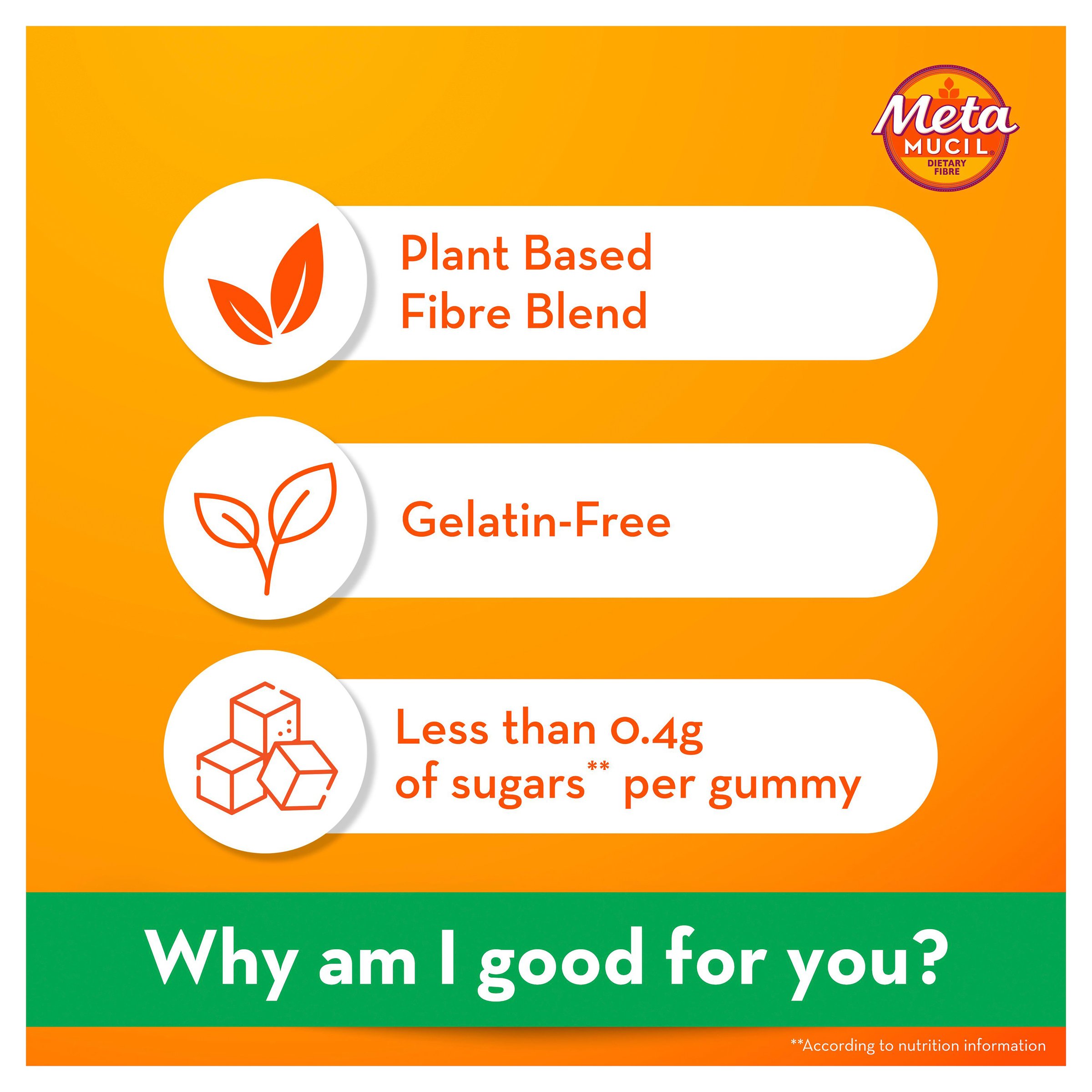 Metamucil Fibre Gummies 72 each - Image 9