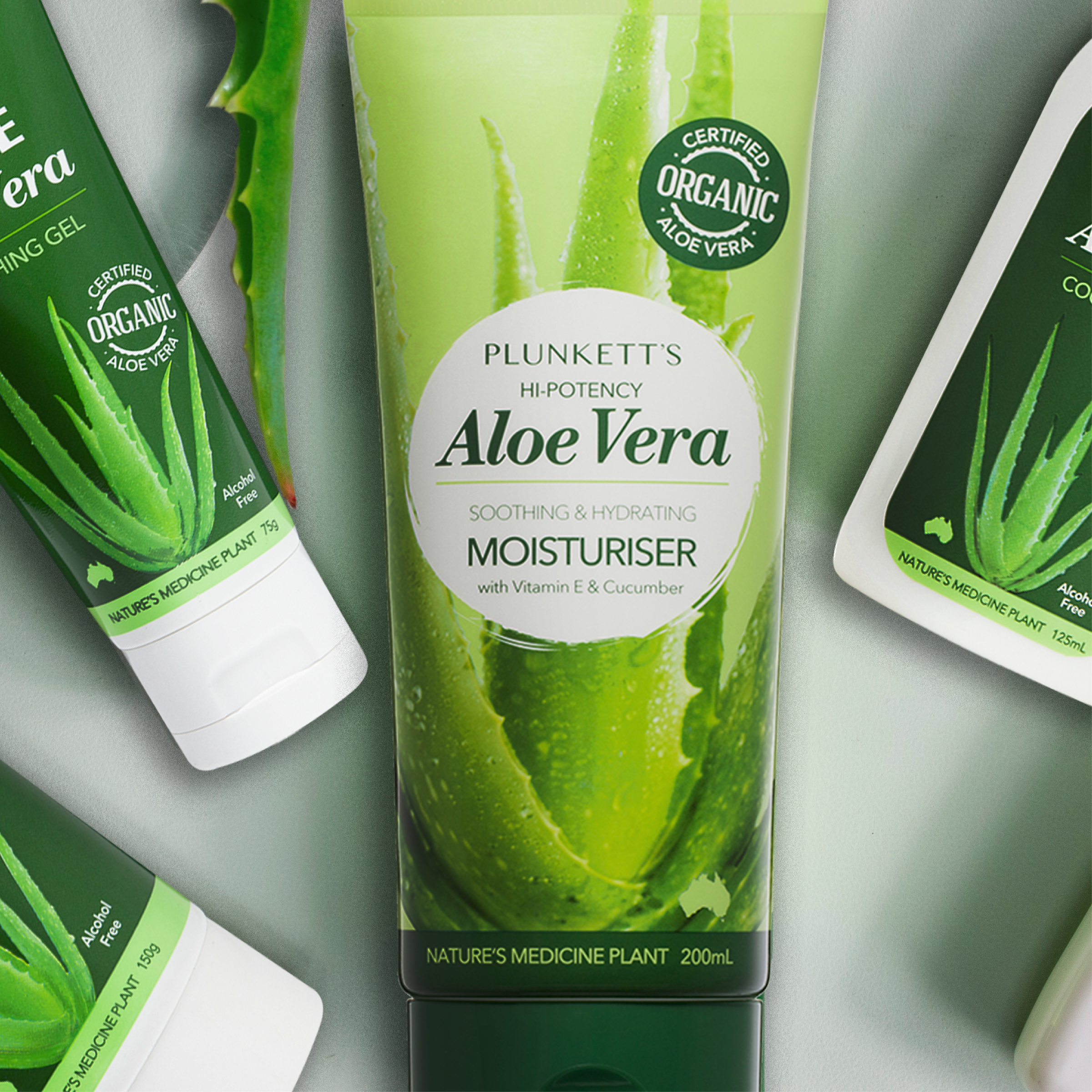 Plunkett's Aloe Vera Hi-Potency Moisturiser Lotion 200ml - Image 3