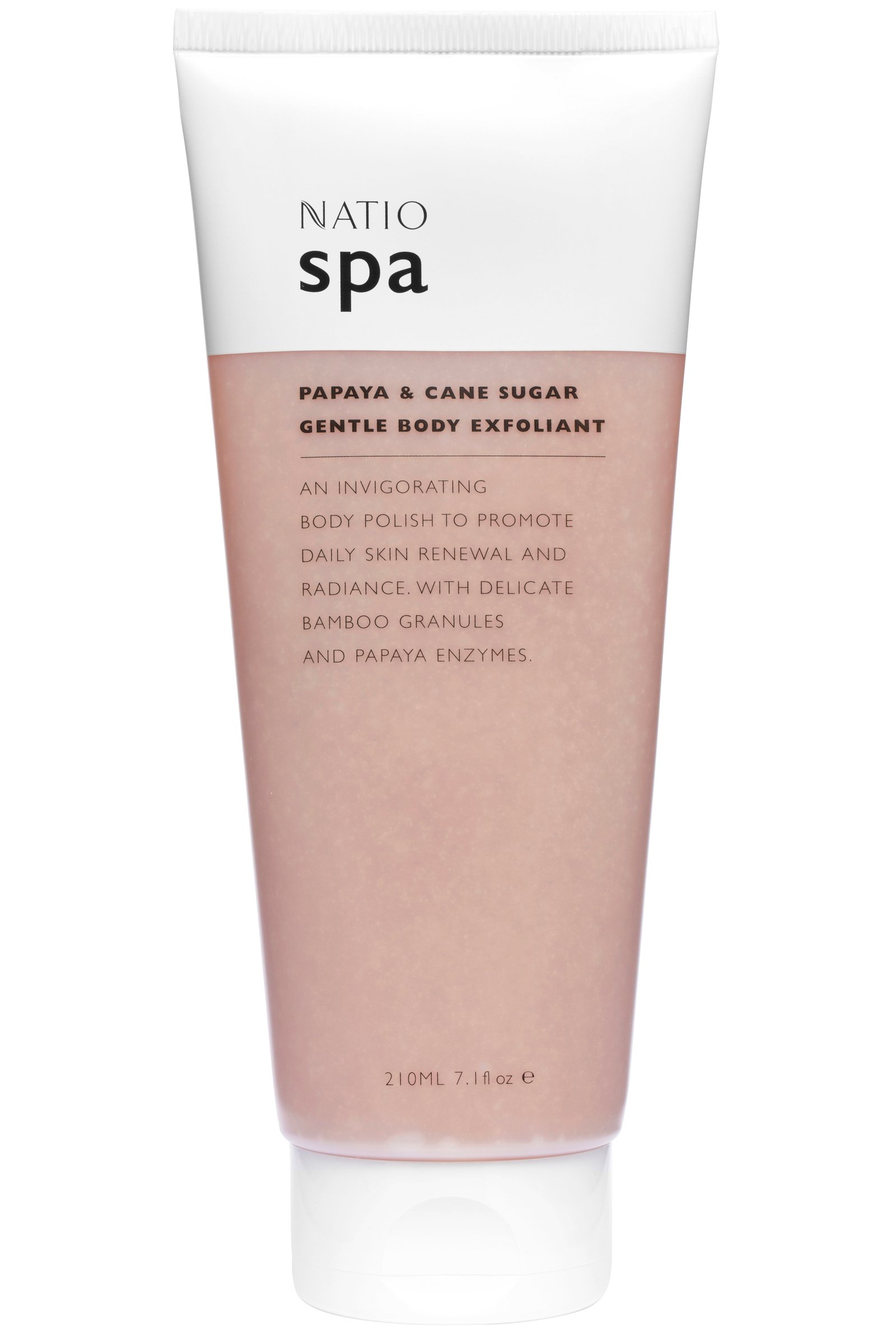 Natio Spa Papaya & Cane Sugar Gentle Body Exfoliant 210ml