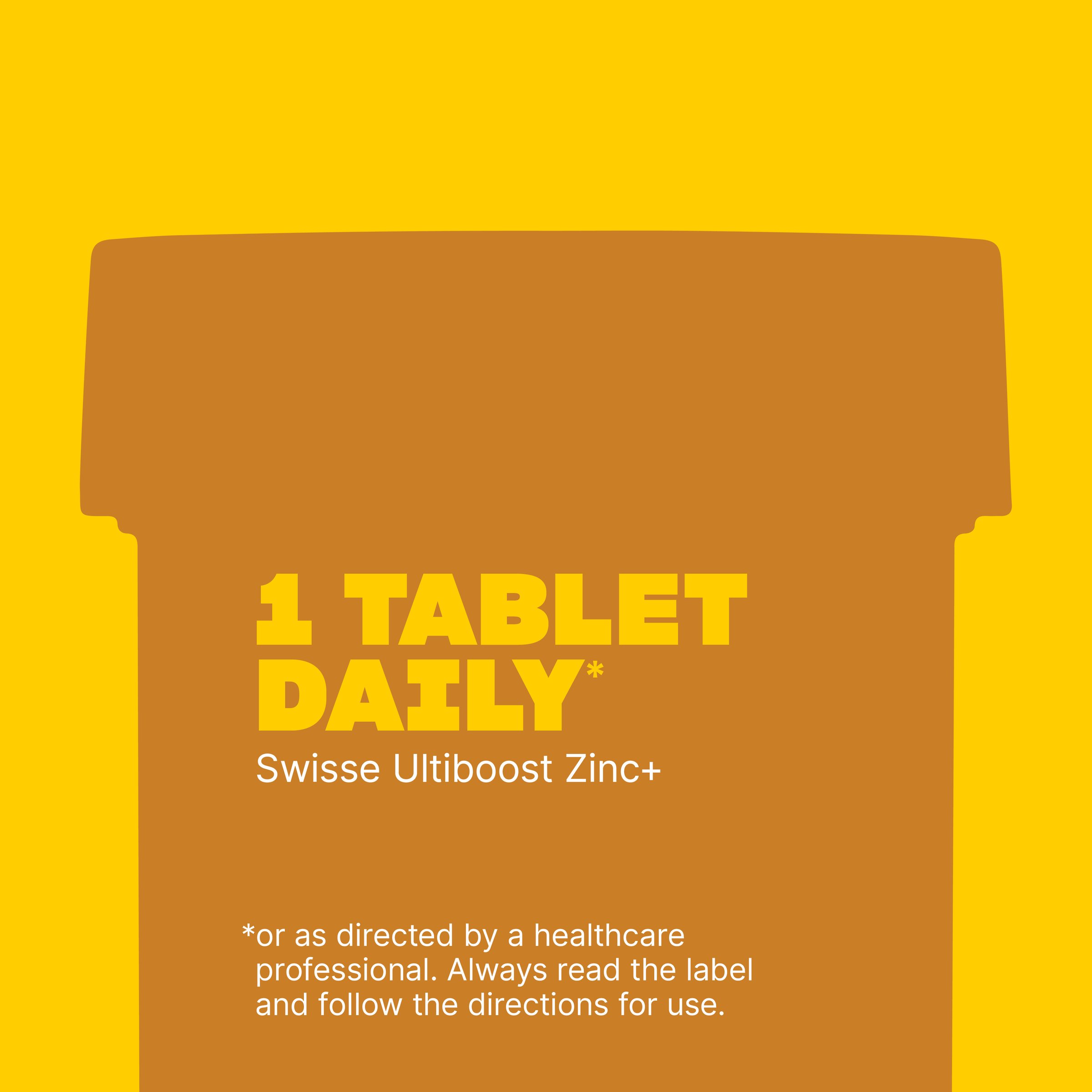 Swisse Ultiboost Zinc+ 120 tablets - Image 6