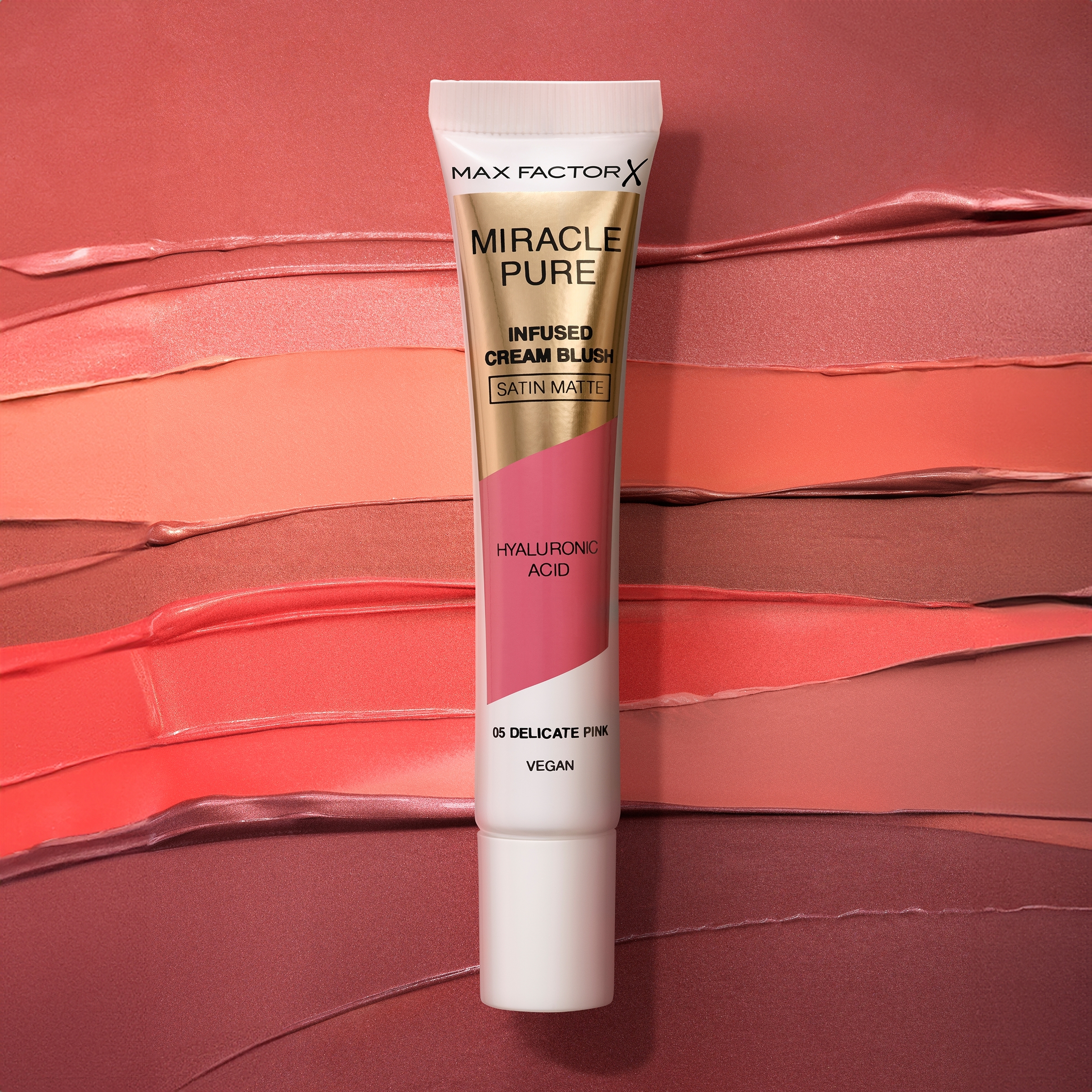 Max Factor Infused Cream Blush 05 Delicate Pink 15ml - Image 3