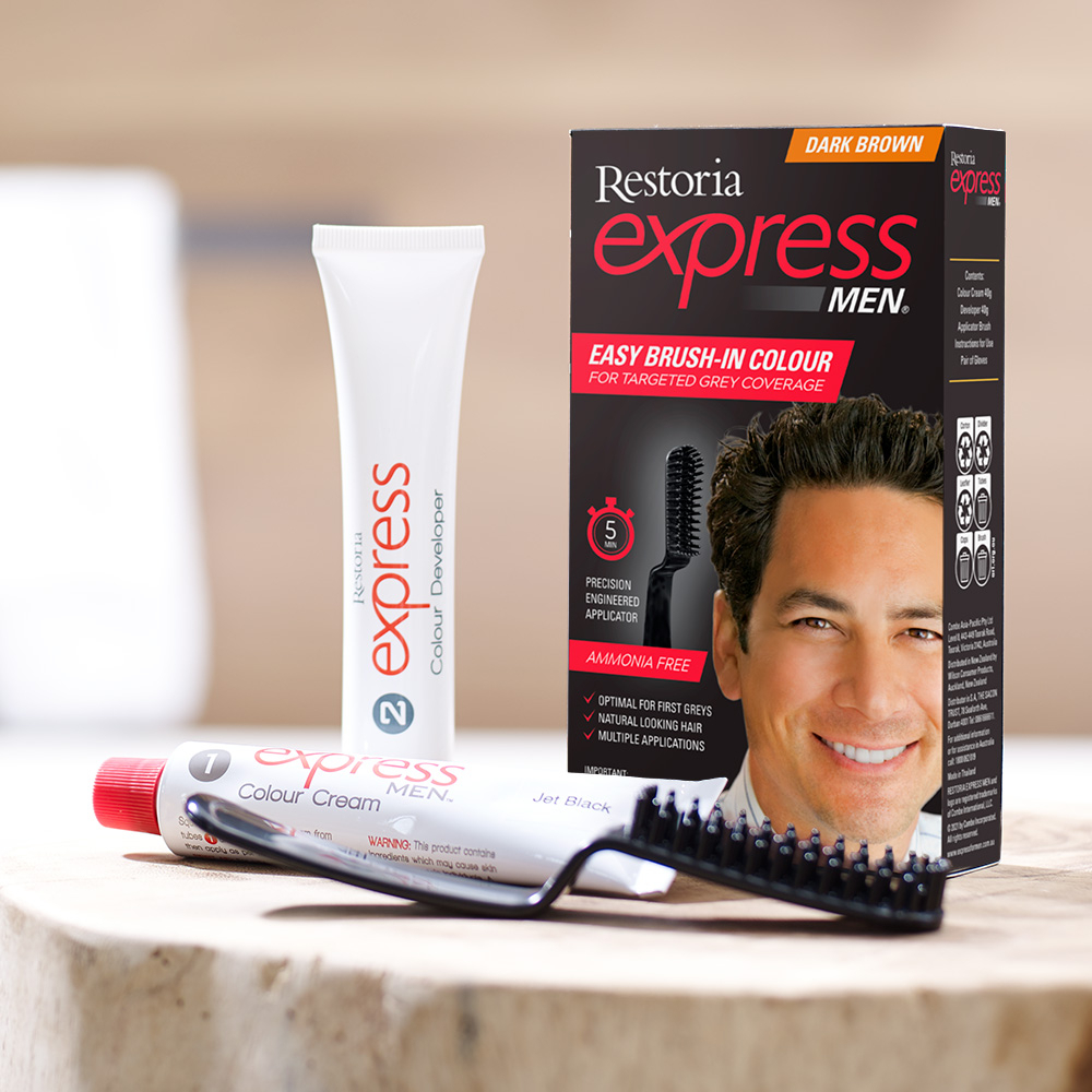 Restoria Express For Men Dark Brown 1 pack - Image 7