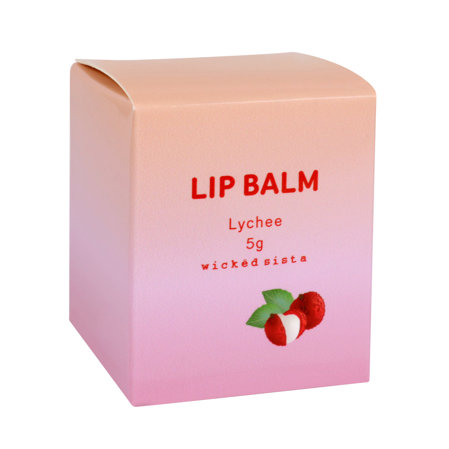 Wicked Sista Lip Balm Lychee 5g - Image 1