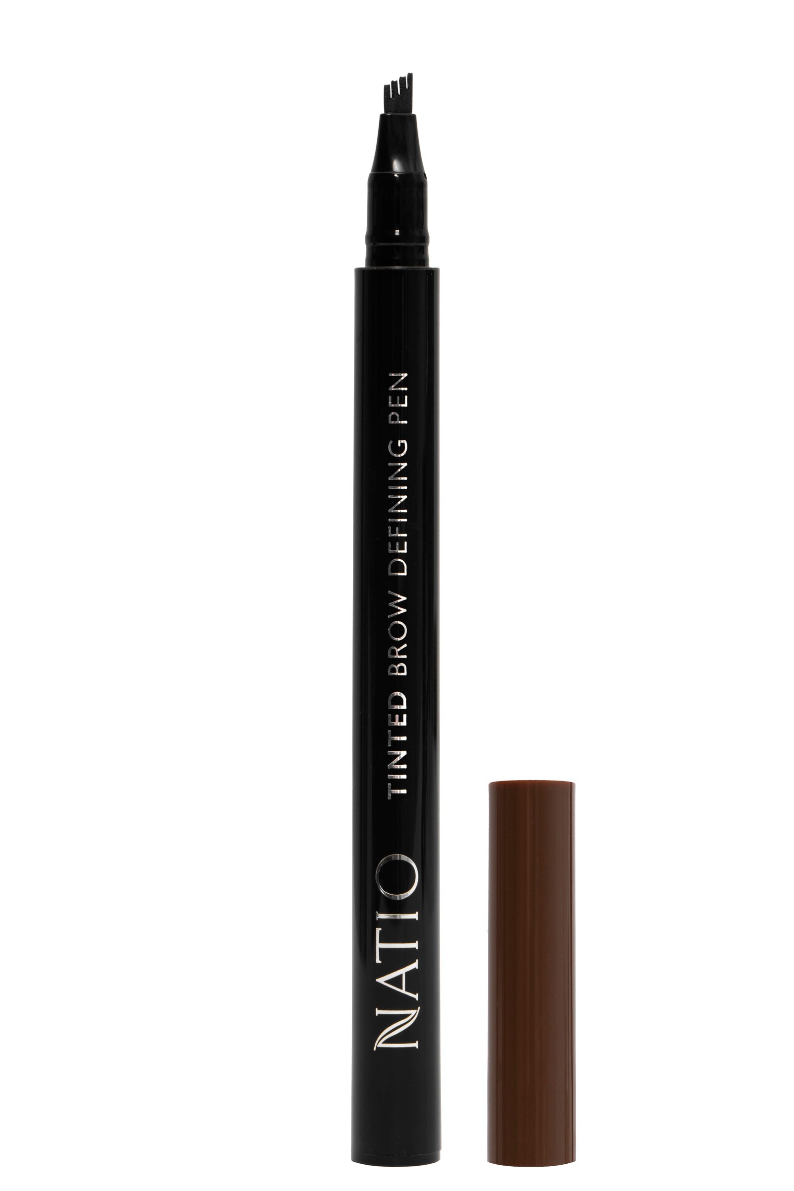 Natio Tinted Brow Defining Pen Dark Brown 1 each - Image 1