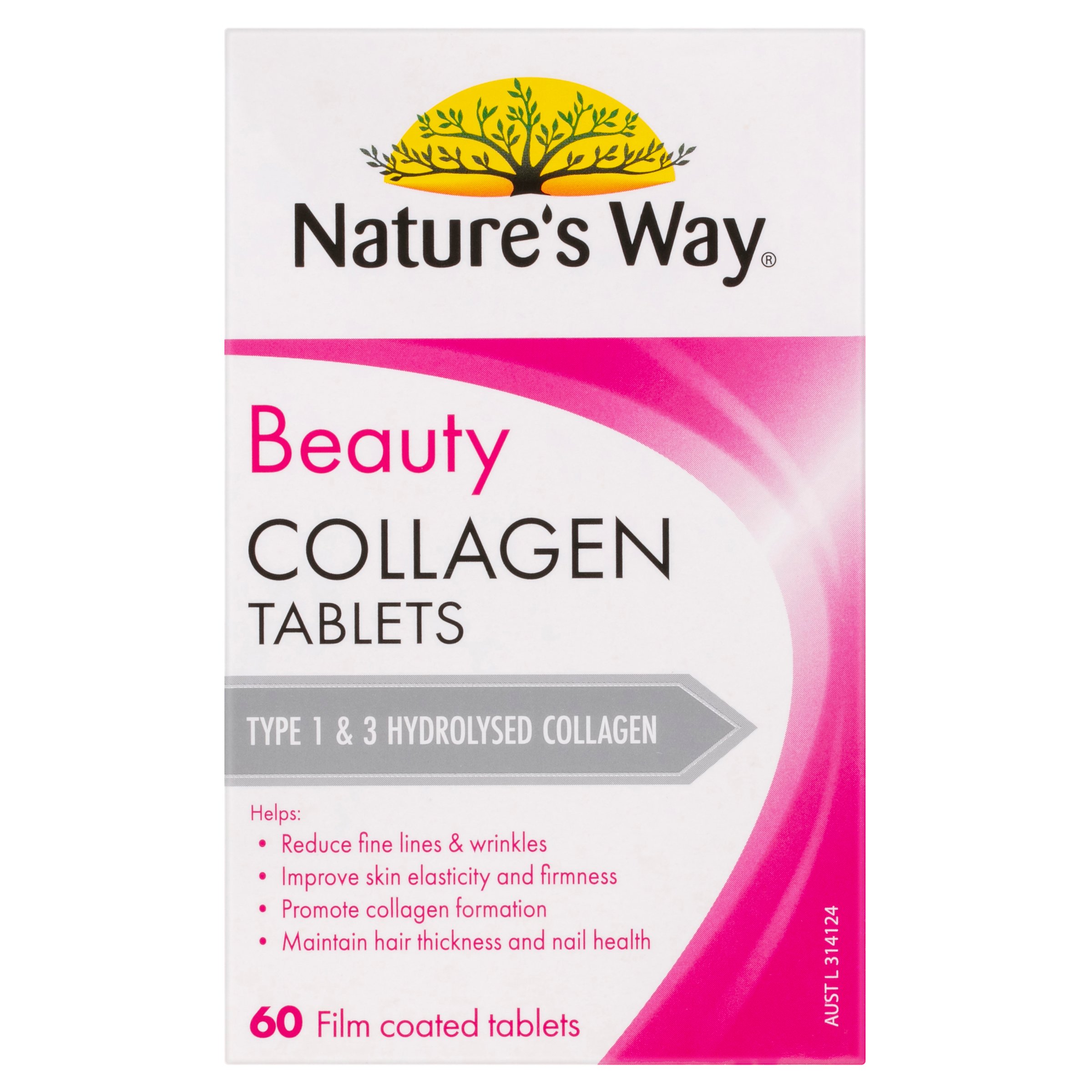 Nature's Way Beauty Collagen 60 tablets - Image 1