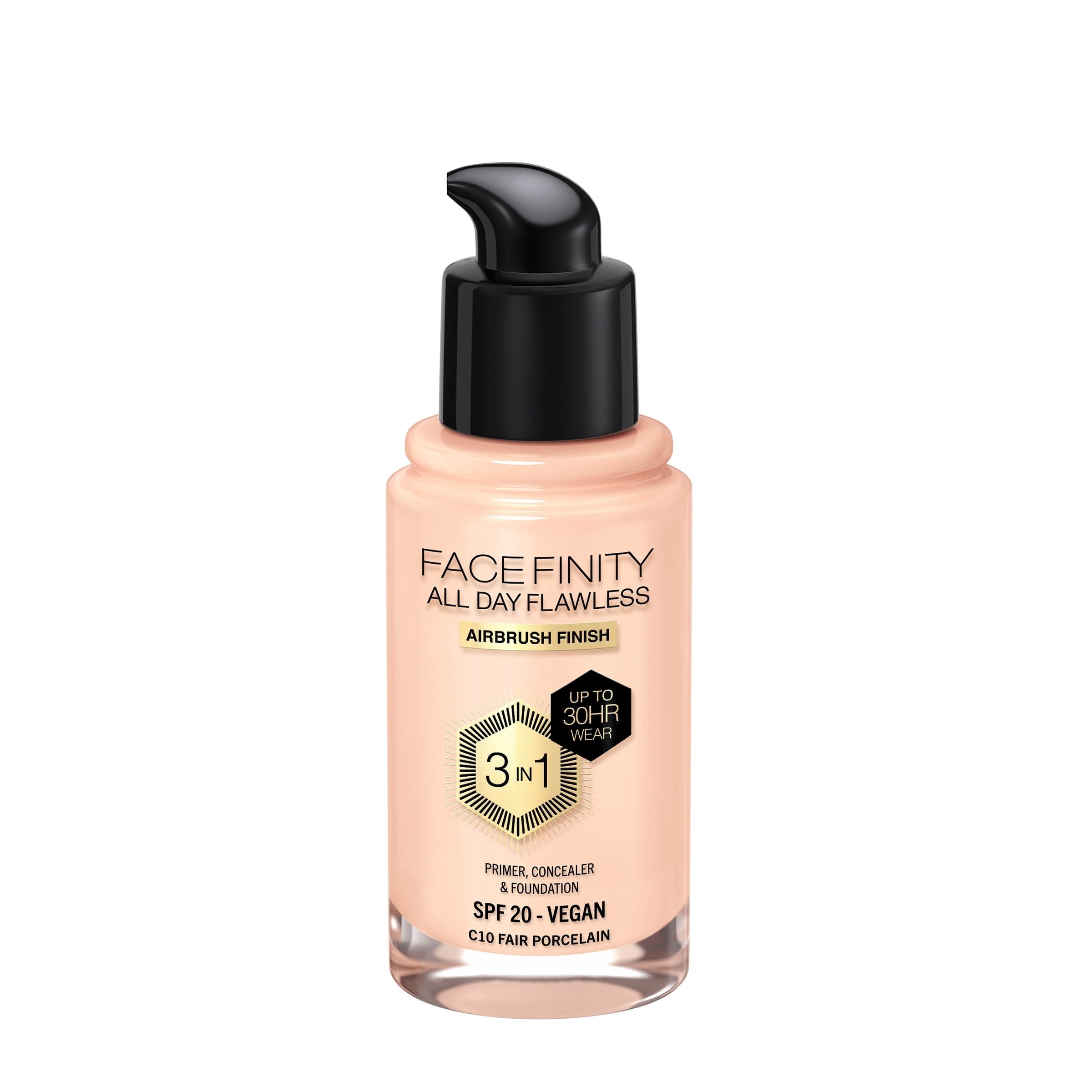 Max Factor Facefinity All Day Flawless D5 Free Foundation Fair Porcelain 10 - Image 1