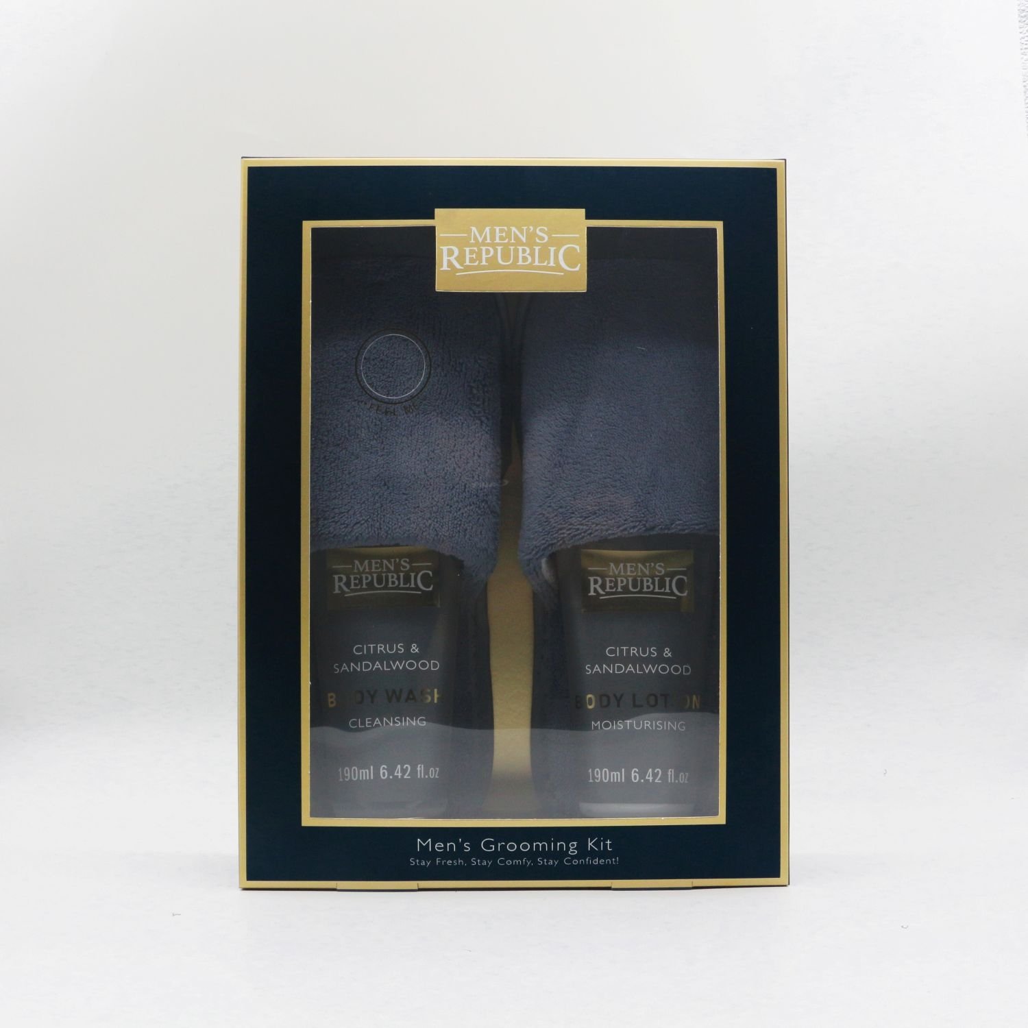 Men's Republic Grooming And Slippers Kit 3 piece - Image 2