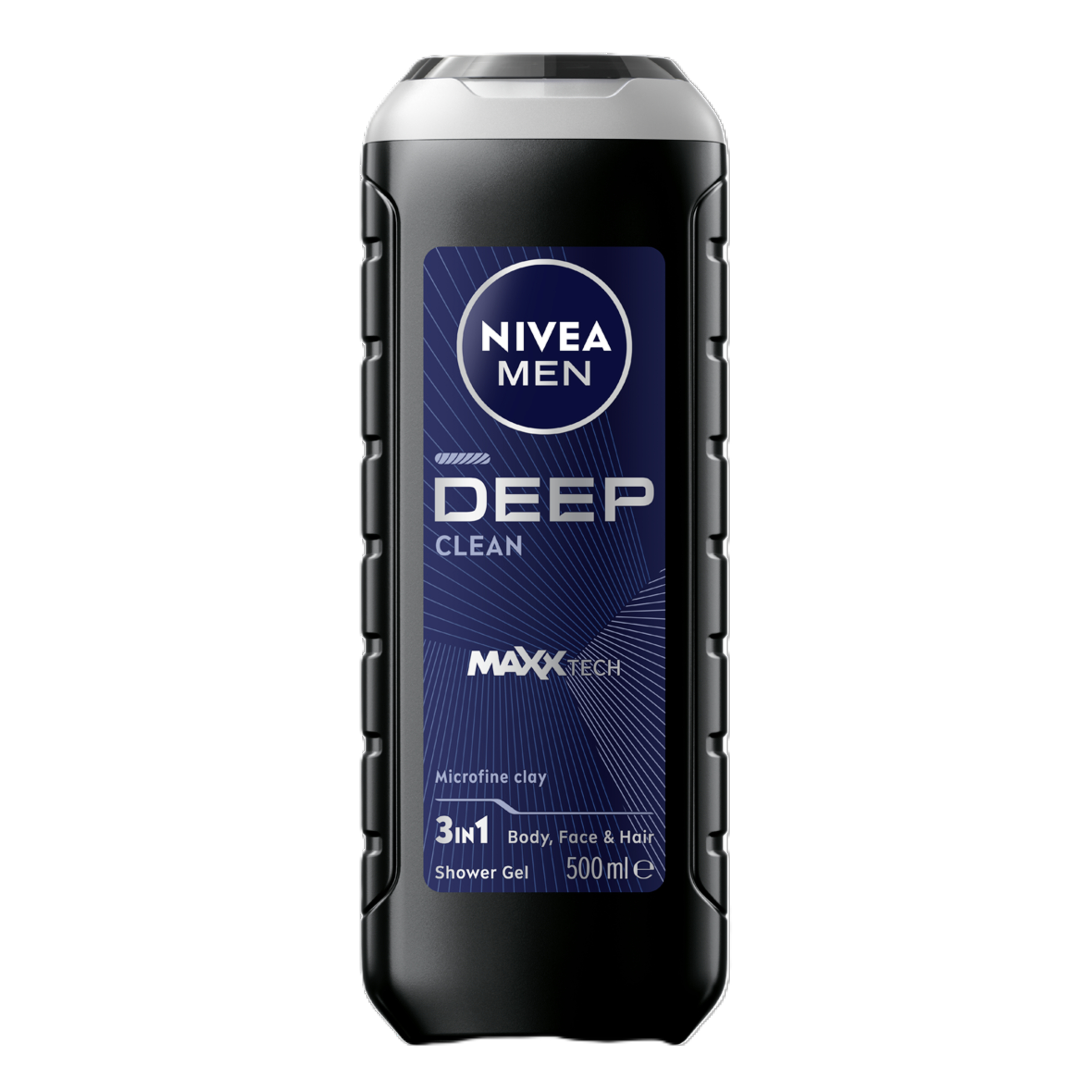 Nivea MEN Deep Clean Shower Gel 500ml - Image 1