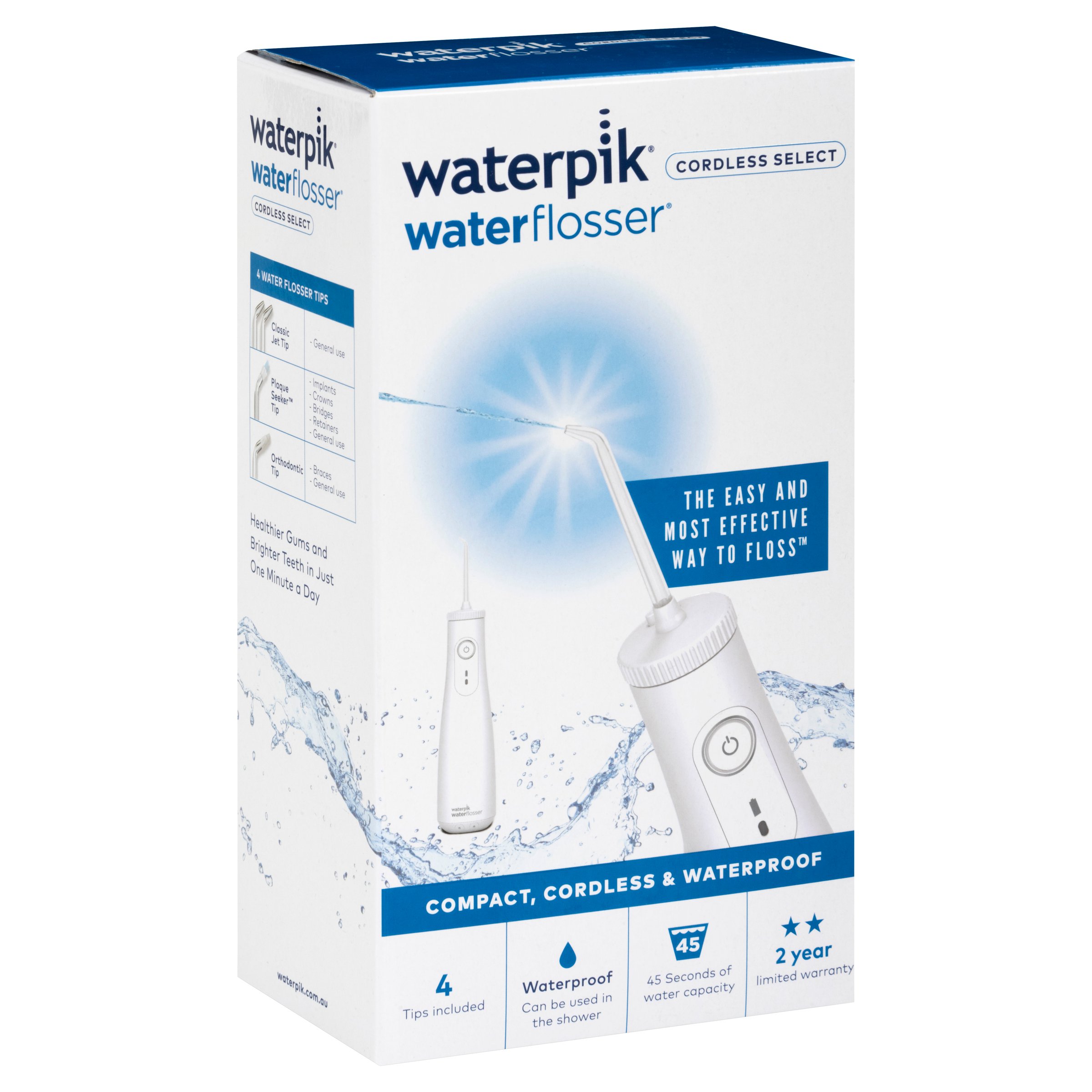 Waterpik Cordless Select Waterflosser White 1 each - Image 2