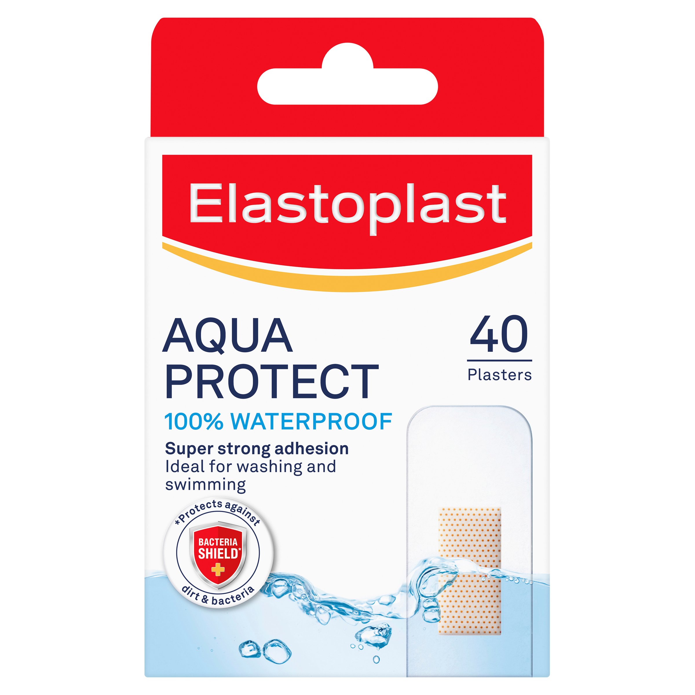 Elastoplast Aqua Protect Waterproof Strips 40 pack - Image 1