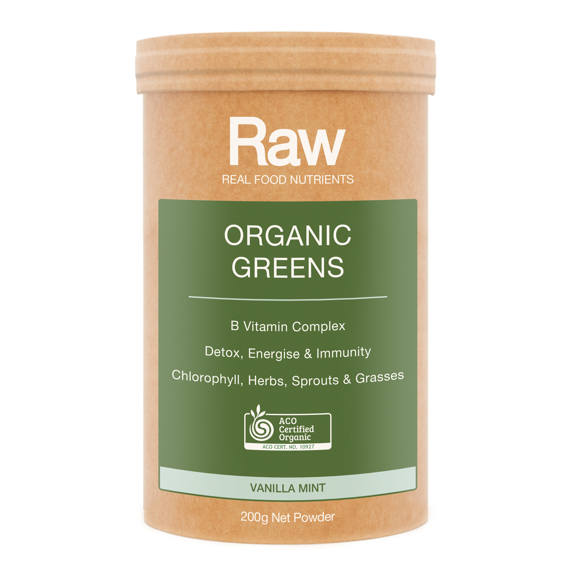 Amazonia Raw Real Food Nutrients Organic Greens 200g - Image 1