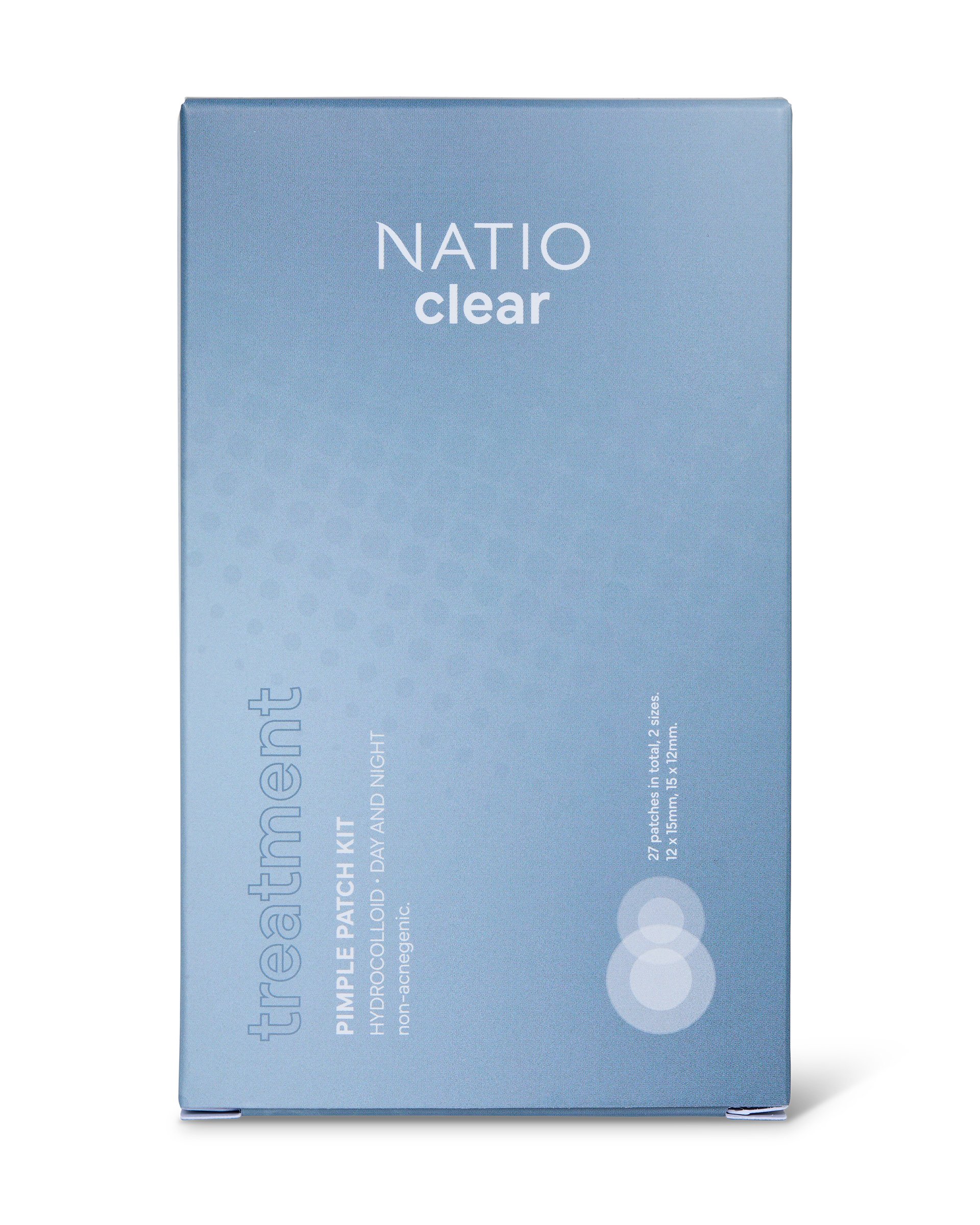 Natio Clear Pimple Patch Kit 27 patches - Image 1