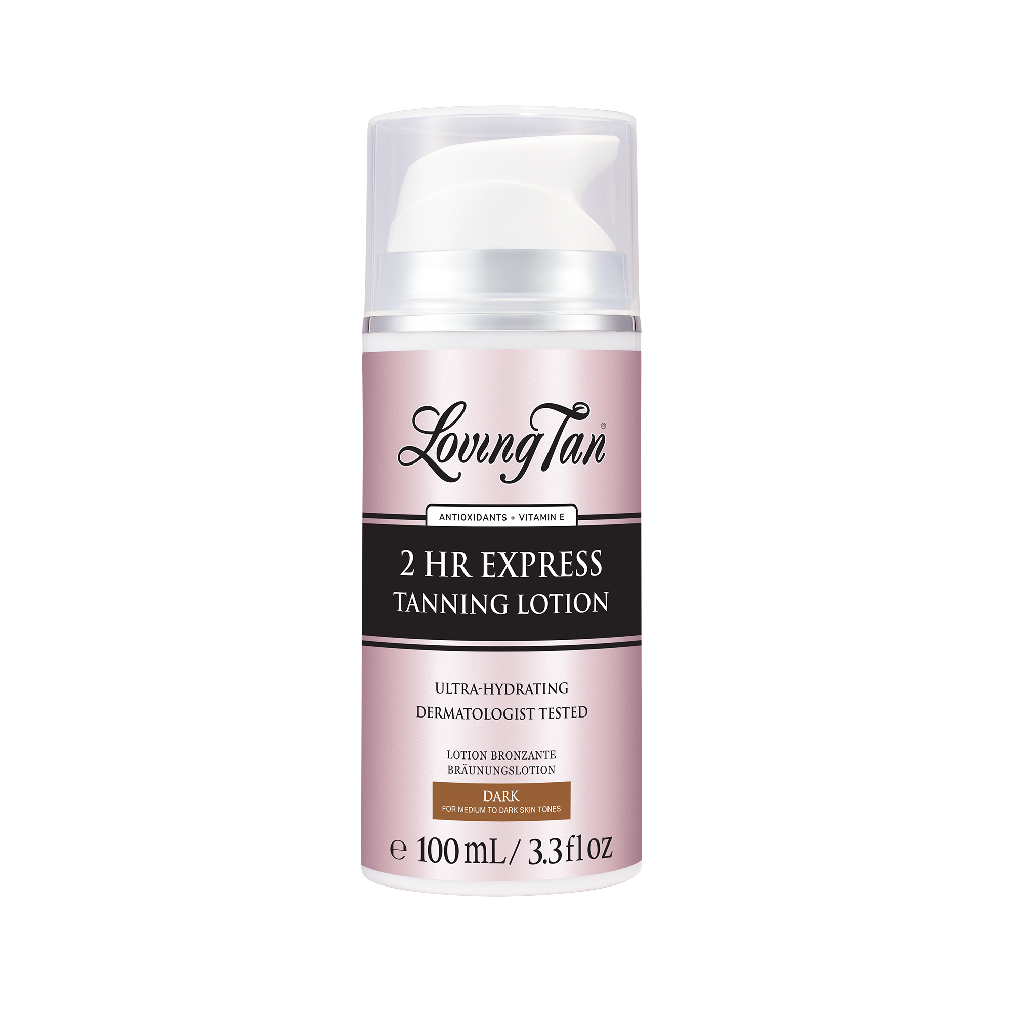 Loving Tan 2 HR Express Tanning Lotion Dark 100ml - Image 2